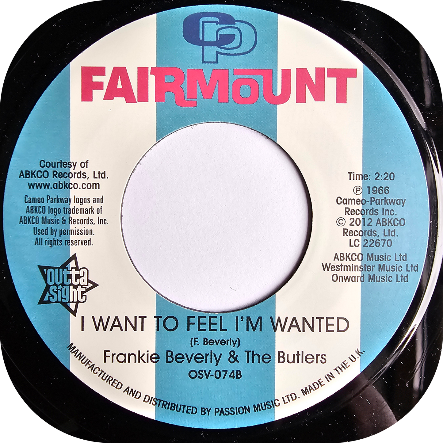 Frankie Beverly - Because Of My Heart - Fairmount