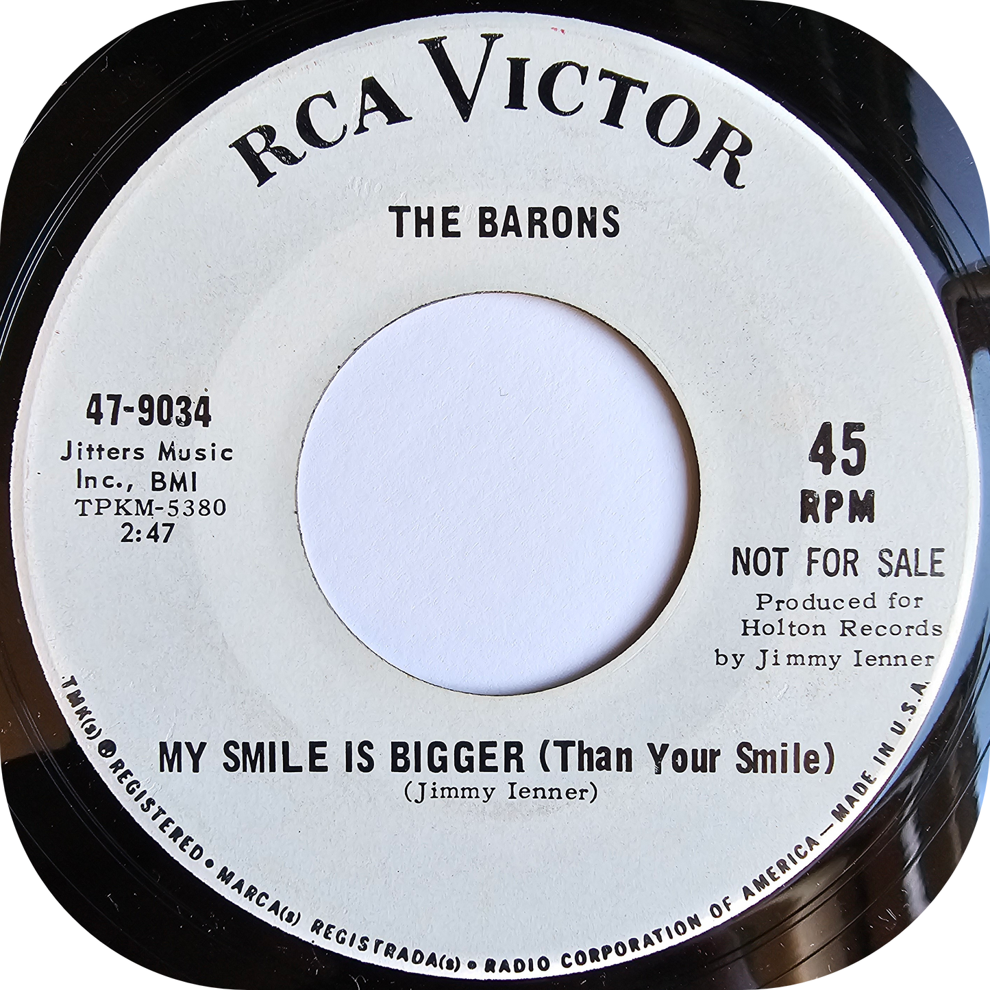 Barons, The - Since You're Gone - RCA Victor DEMO