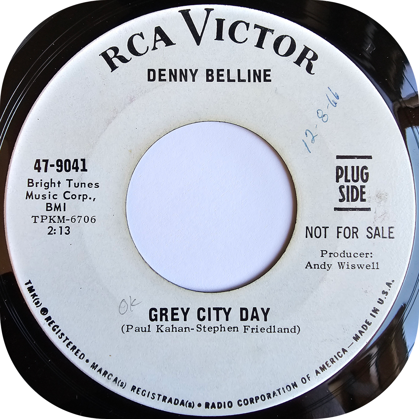 Denny Belline - Outside The City - RCA DEMO