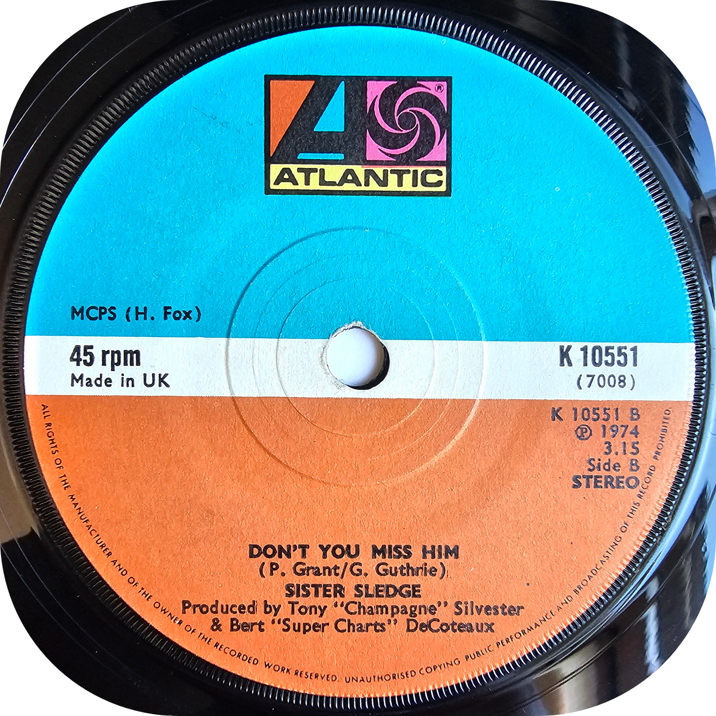 Sister Sledge - Love Don't You Go Through No Changes On Me - Atlantic