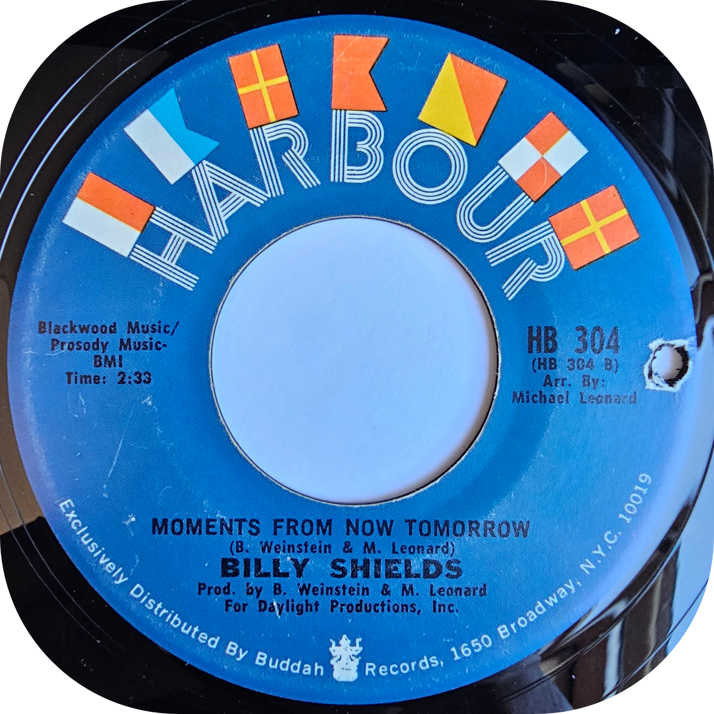 Billy Shields - I Was A Boy - Harbour