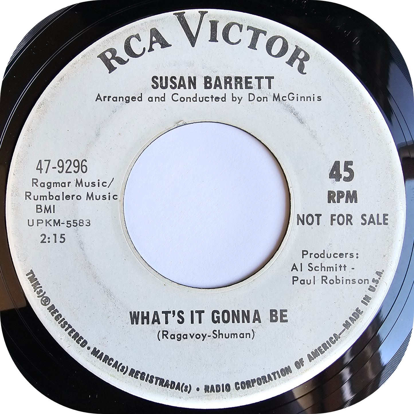 Susan Barrett - What's It Gonna Be - RCA DEMO