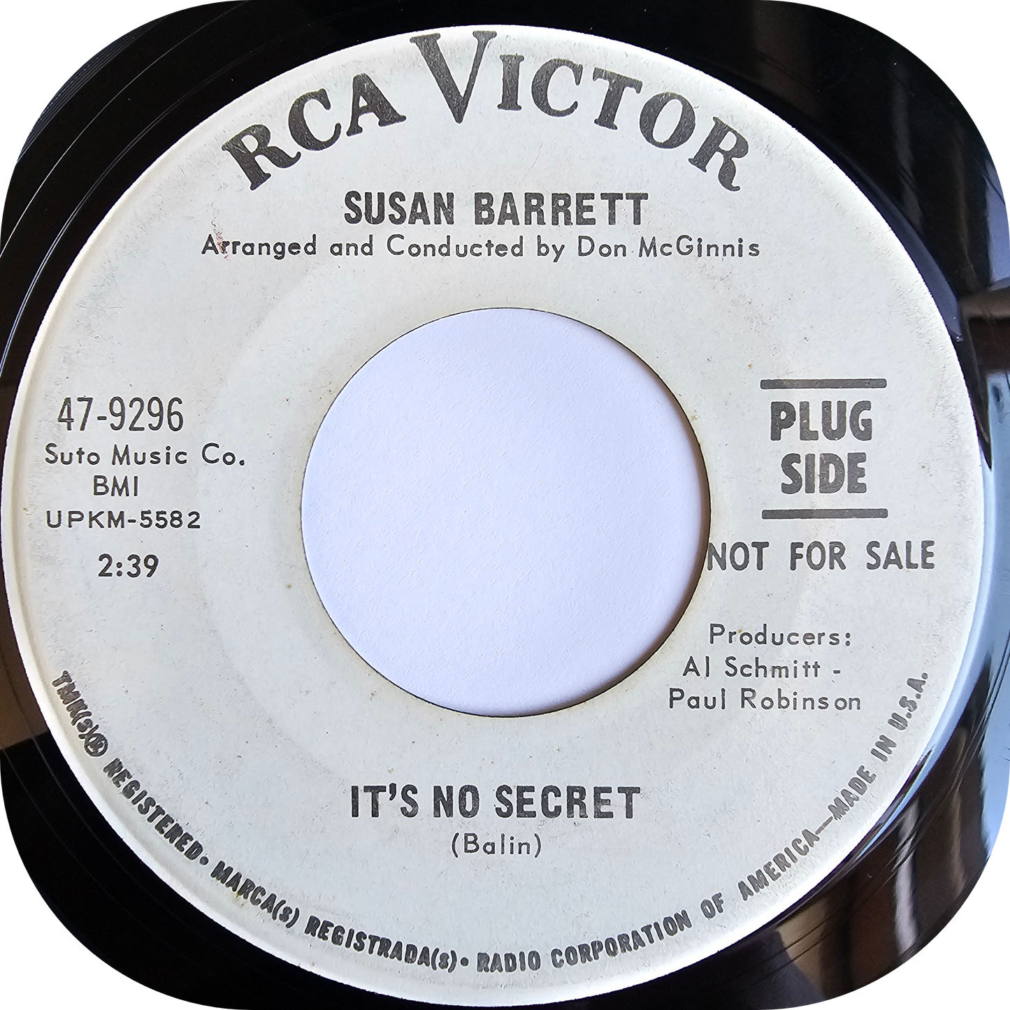 Susan Barrett - What's It Gonna Be - RCA DEMO