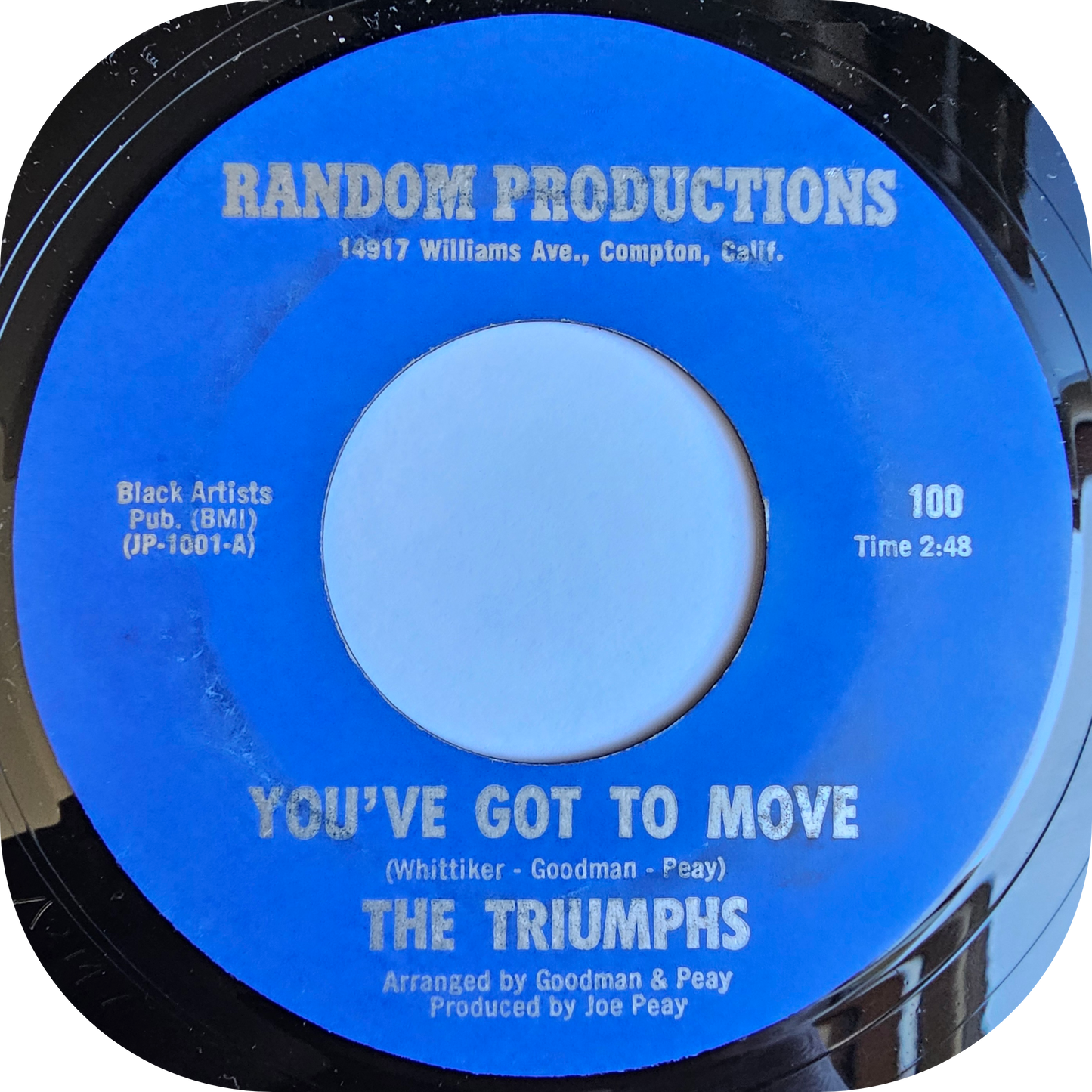 Triumphs, The - I Won't Compromise - Random Productions