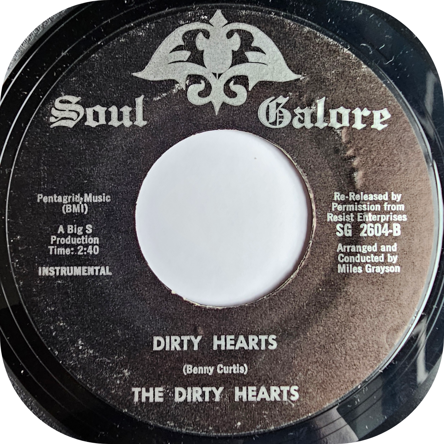 Benny Curtis - Dirty Hearts - Soul Galore