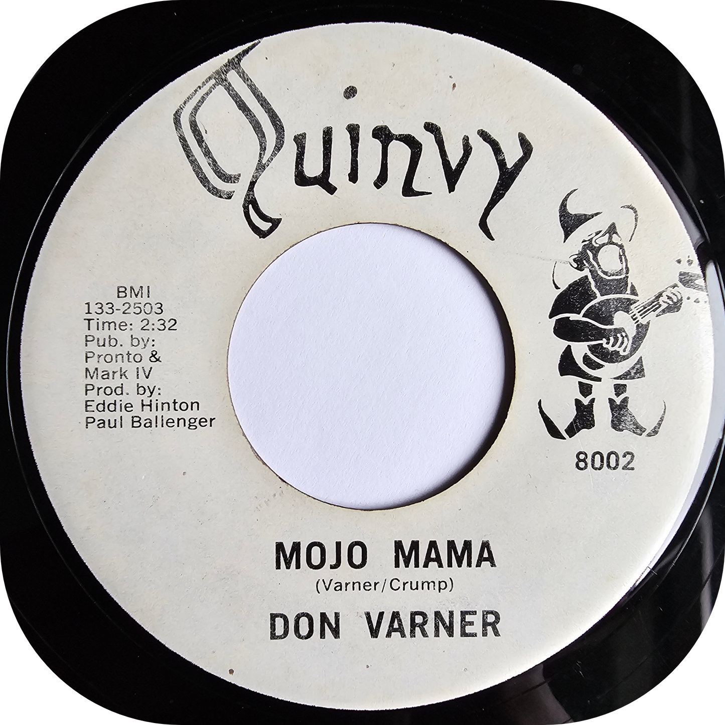 Don Varner - Tear Stained Face - Quinvy