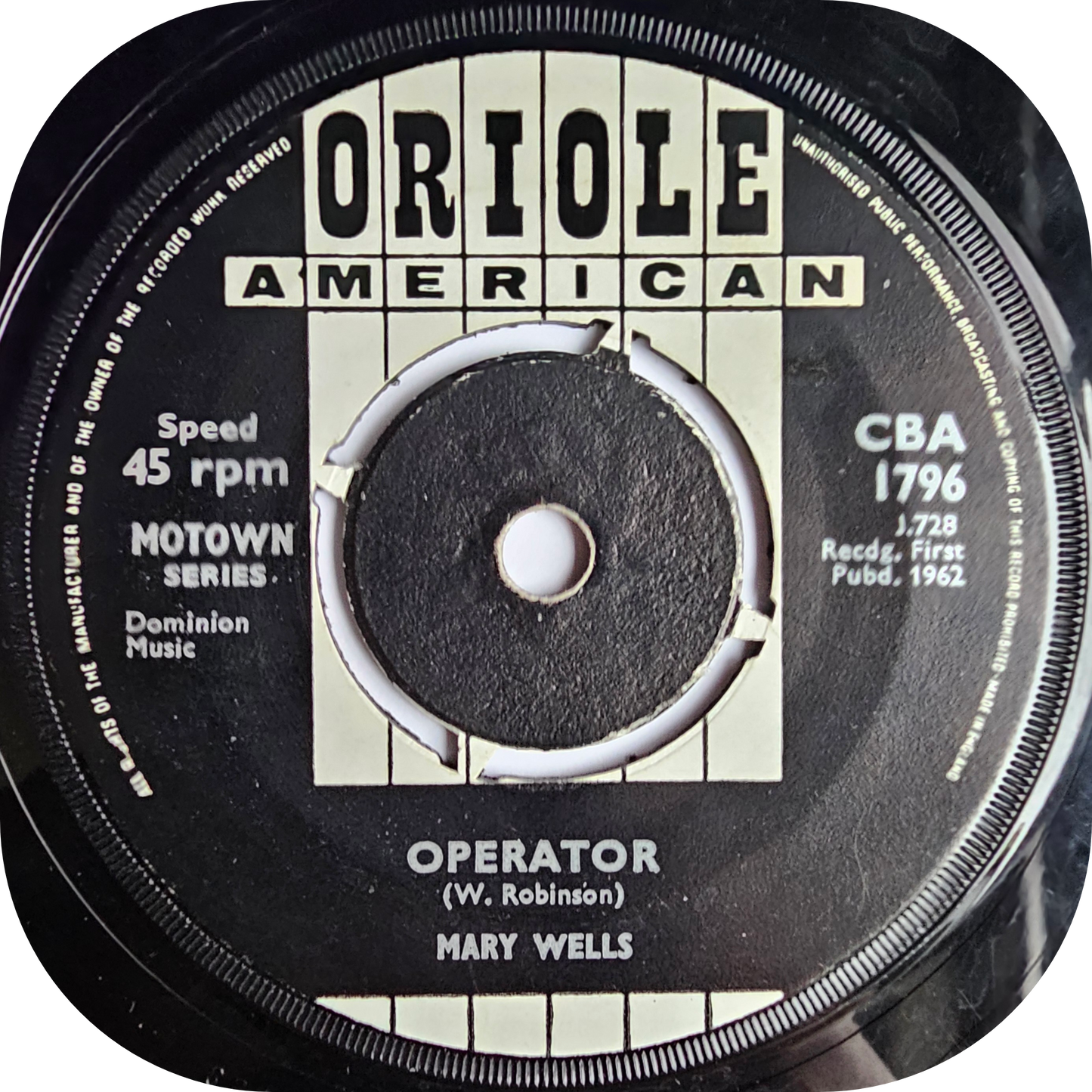 Mary Wells - Two Lovers - Oriole