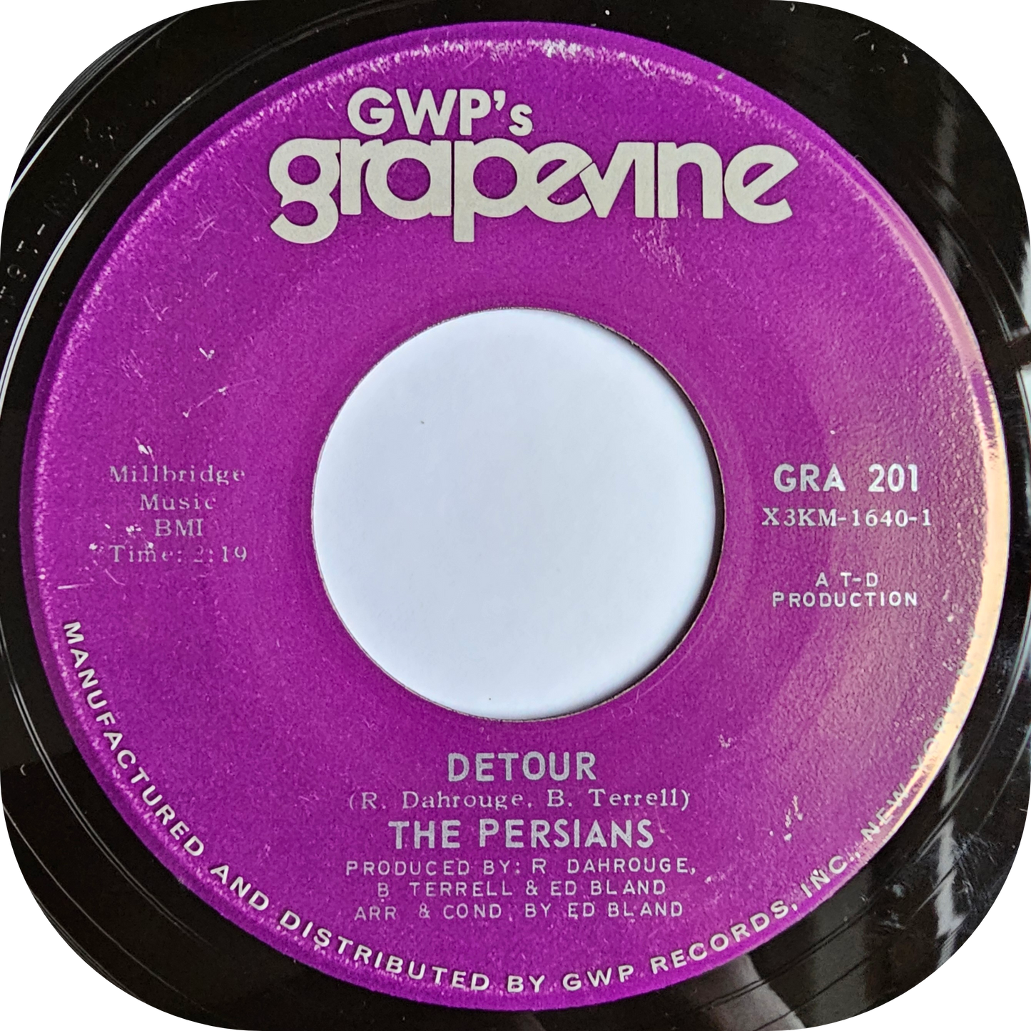 Persians, The - I Can't Take It Anymore - Grapevine