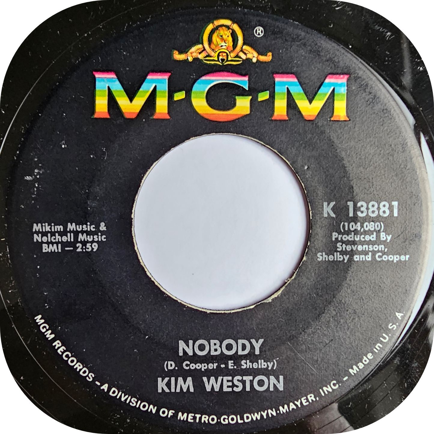 Kim Weston - You're Just The Kind Of Guy - MGM
