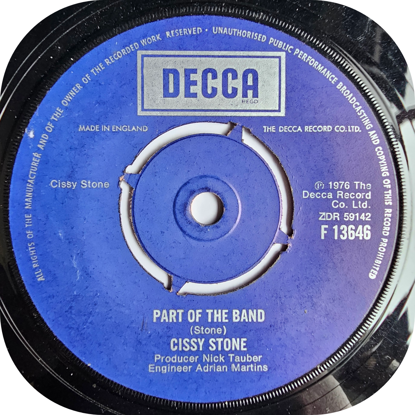 Cissy Stone - Gone But Not Forgotten - Decca