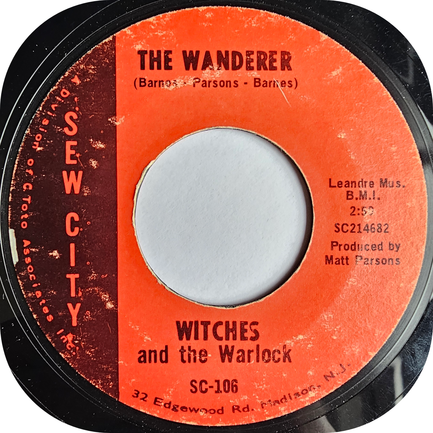 Witches And The Warlocks - No Where To Run - Sew City