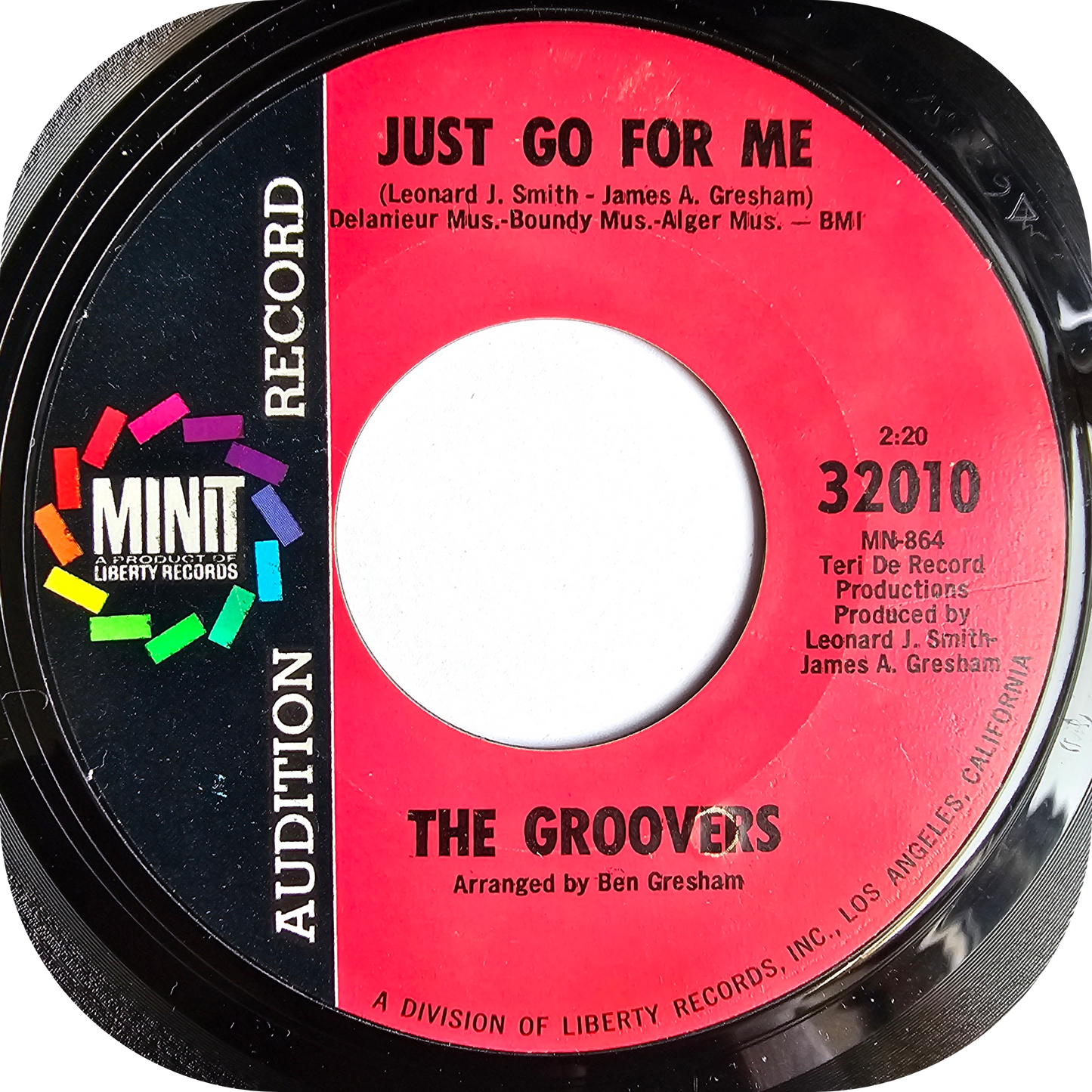 Groovers, The - I'm A Bashful Guy - Minit DEMO