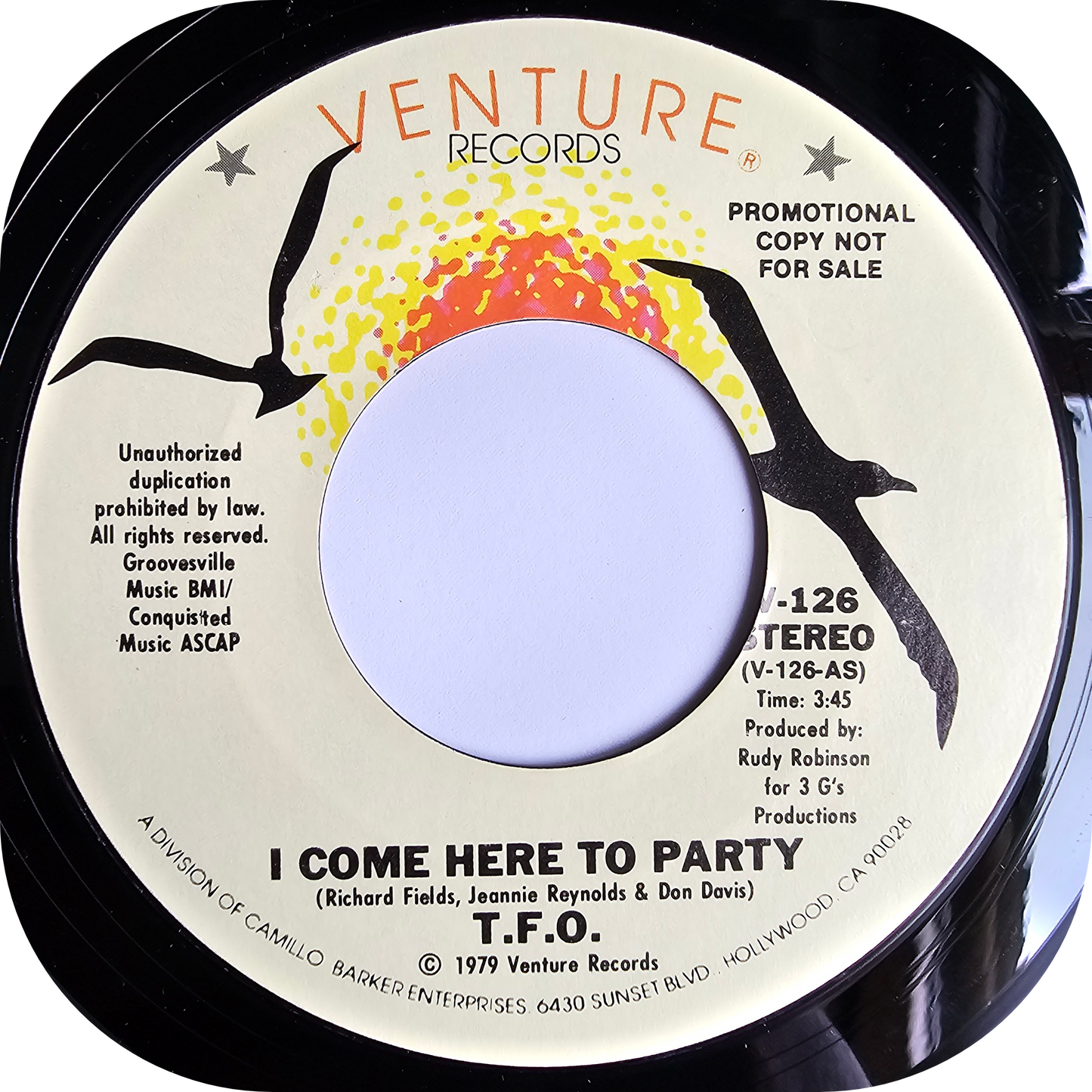T.F.O - I Come Here To Party - Venture DEMO