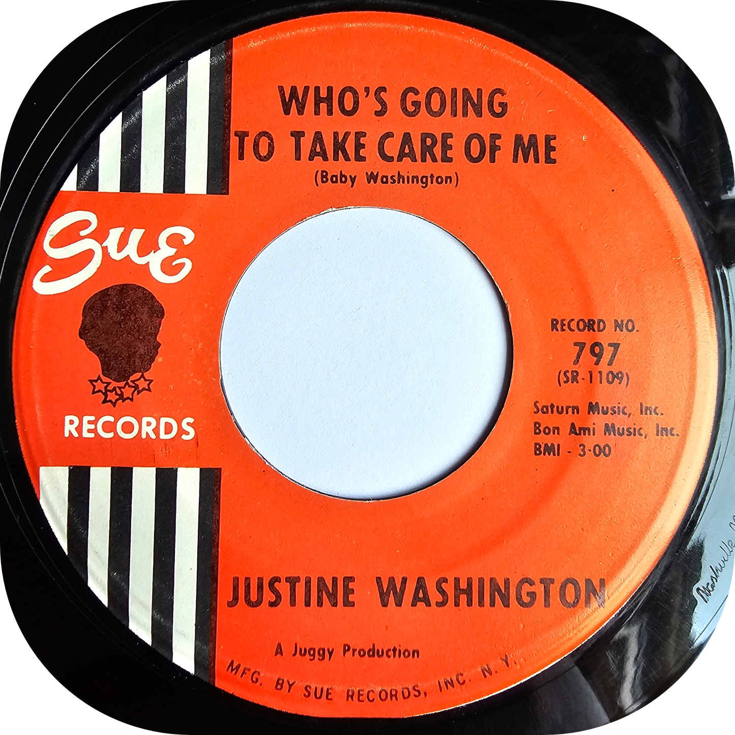 Justine Washington - I Can't Wait Until I See My Baby('s Face) - Sue