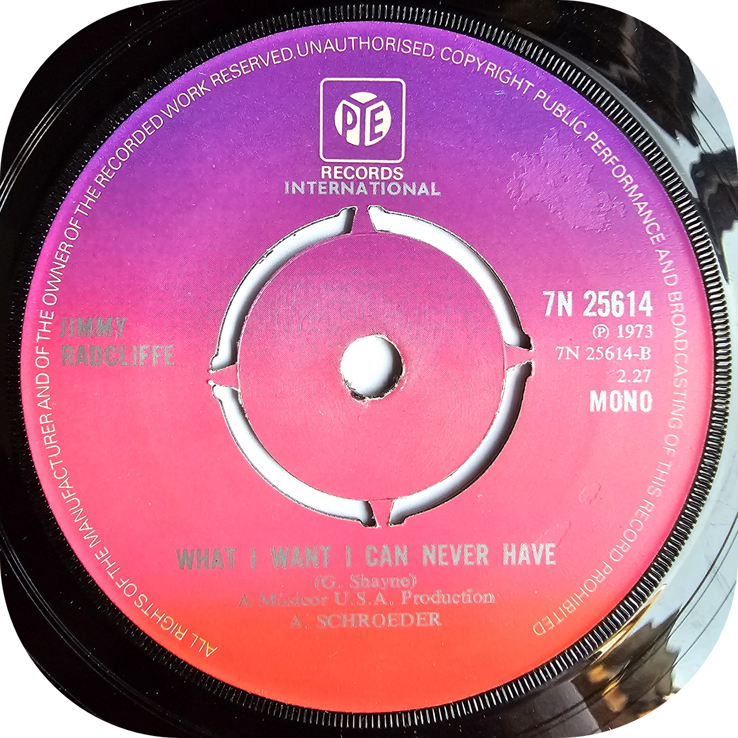 Jimmy Radcliffe - Long After Tonight Is All Over - Pye