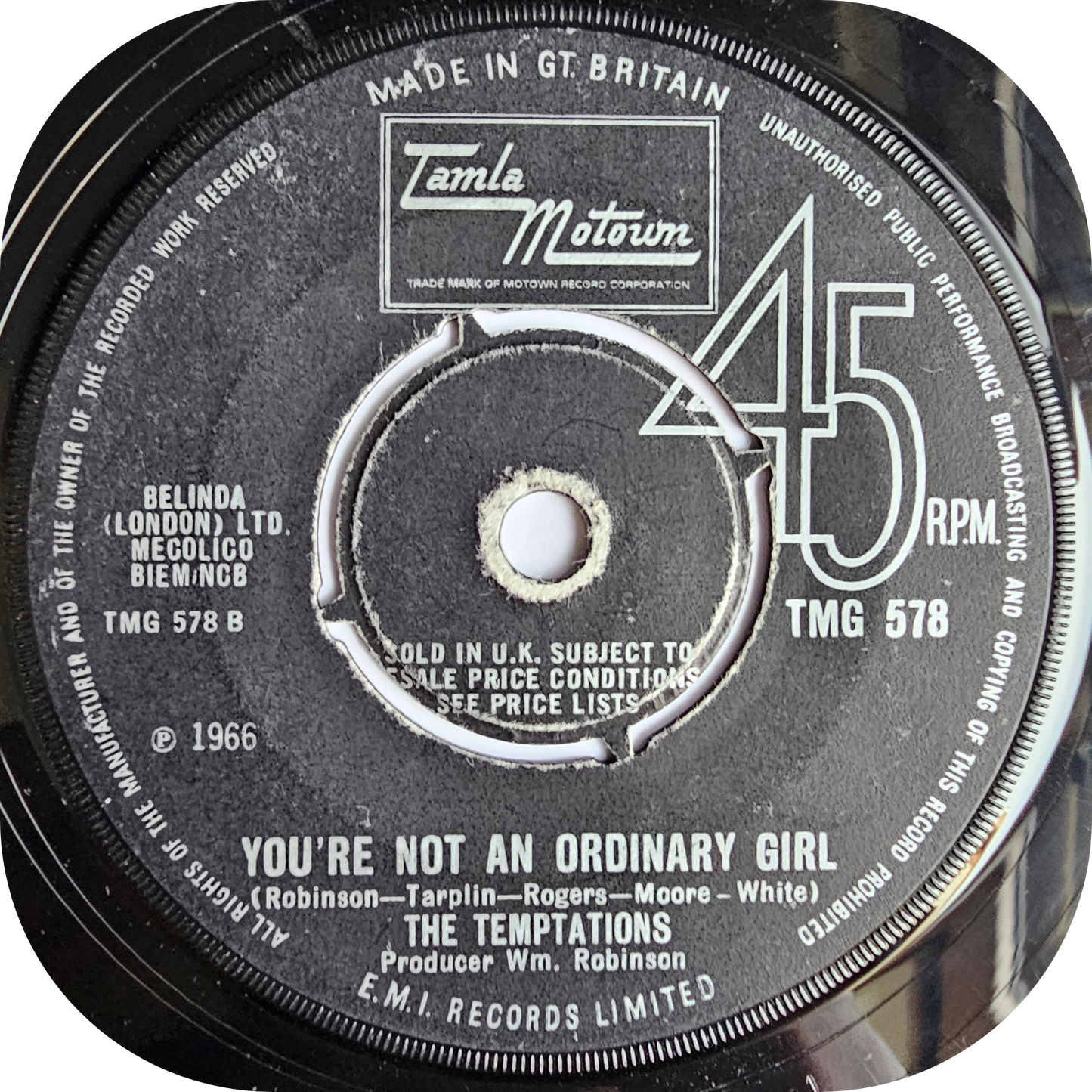 Temptations, The - Beauty Is Only Skin Deep - Tamla Motown