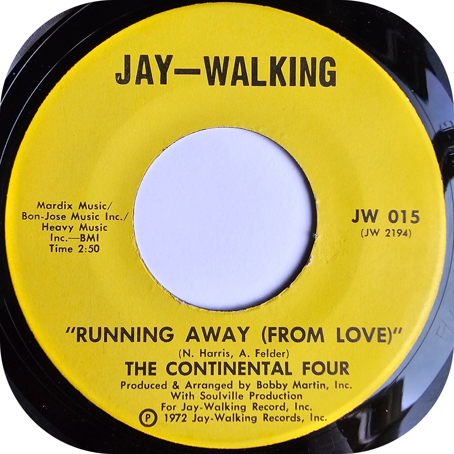 Continental Four, The - Heaven Must Have Sent You - Jay-Walking