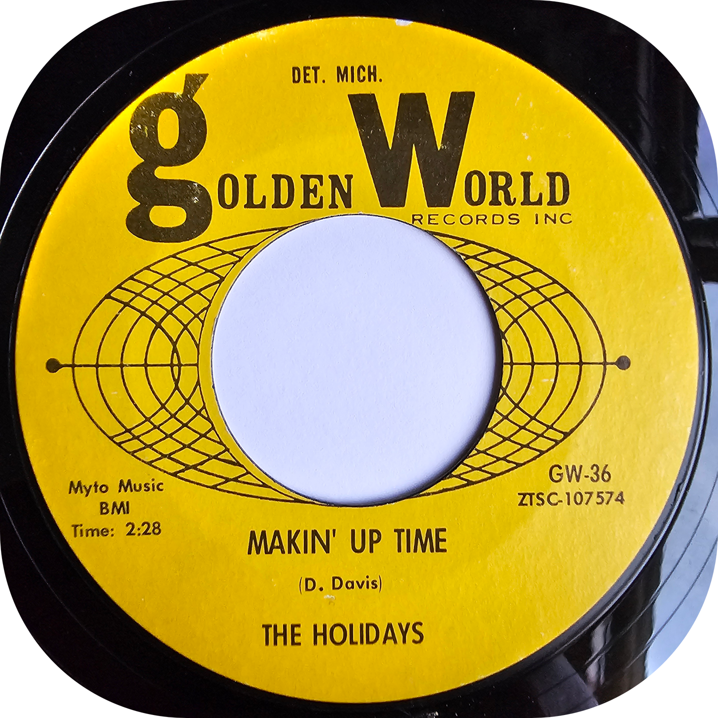 Holidays, The - I'll Love You Forever - Golden World