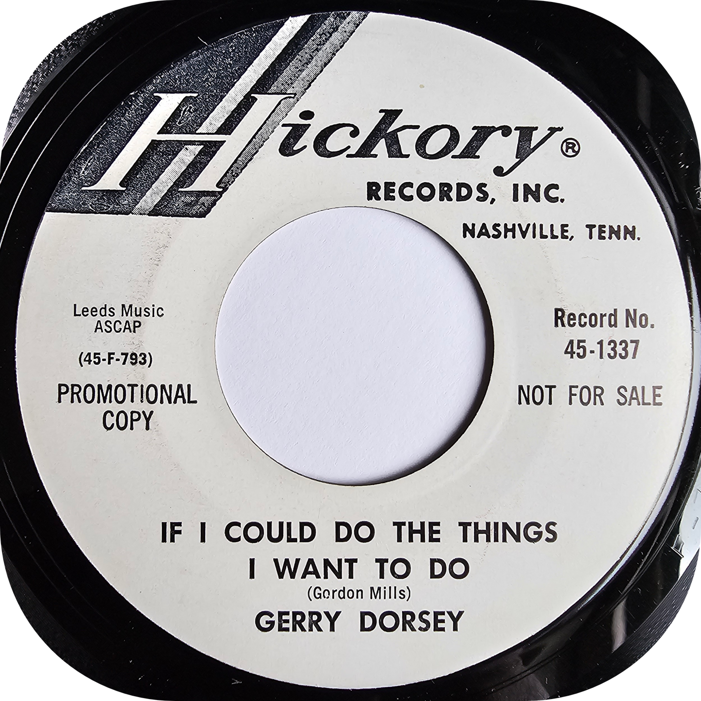 Gerry Dorsey - Baby Turn Around - Hickory DEMO