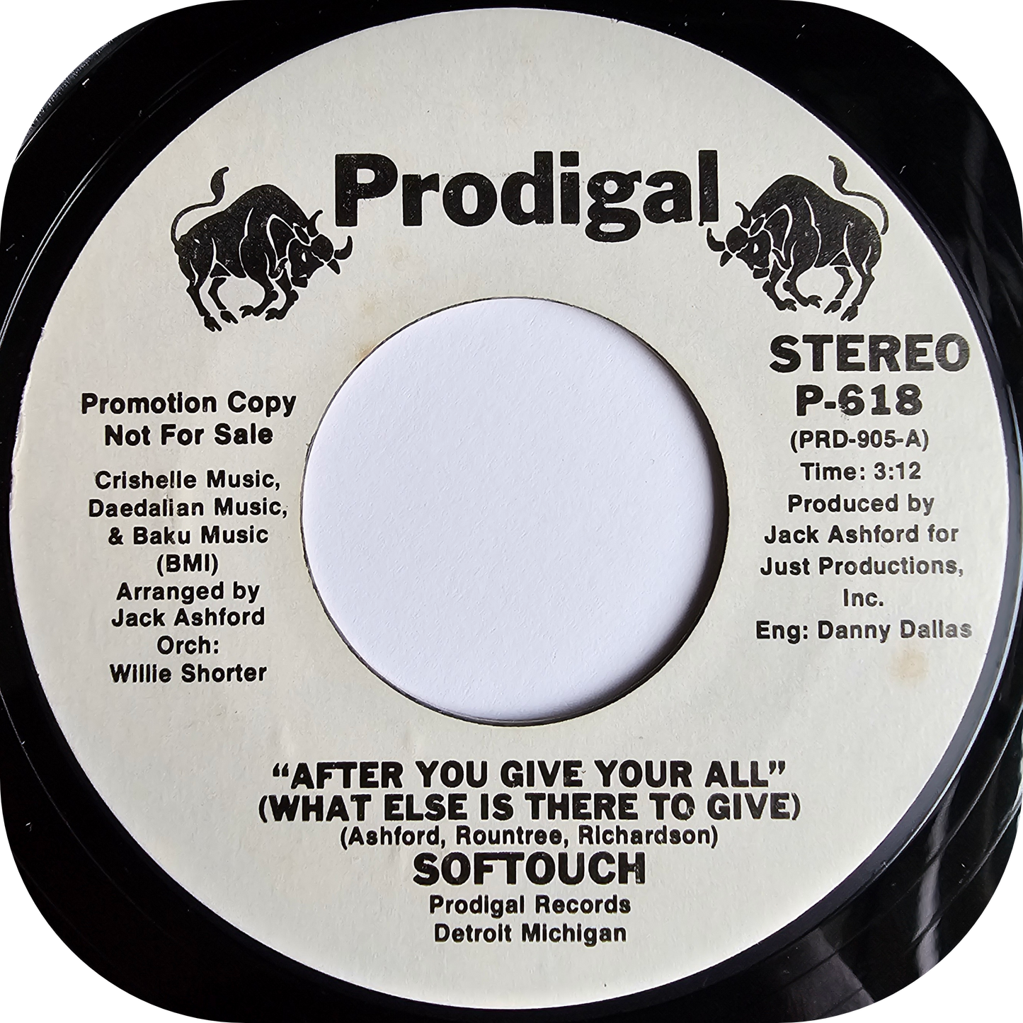 Softouch - After You Give Your All - Prodigal DEMO