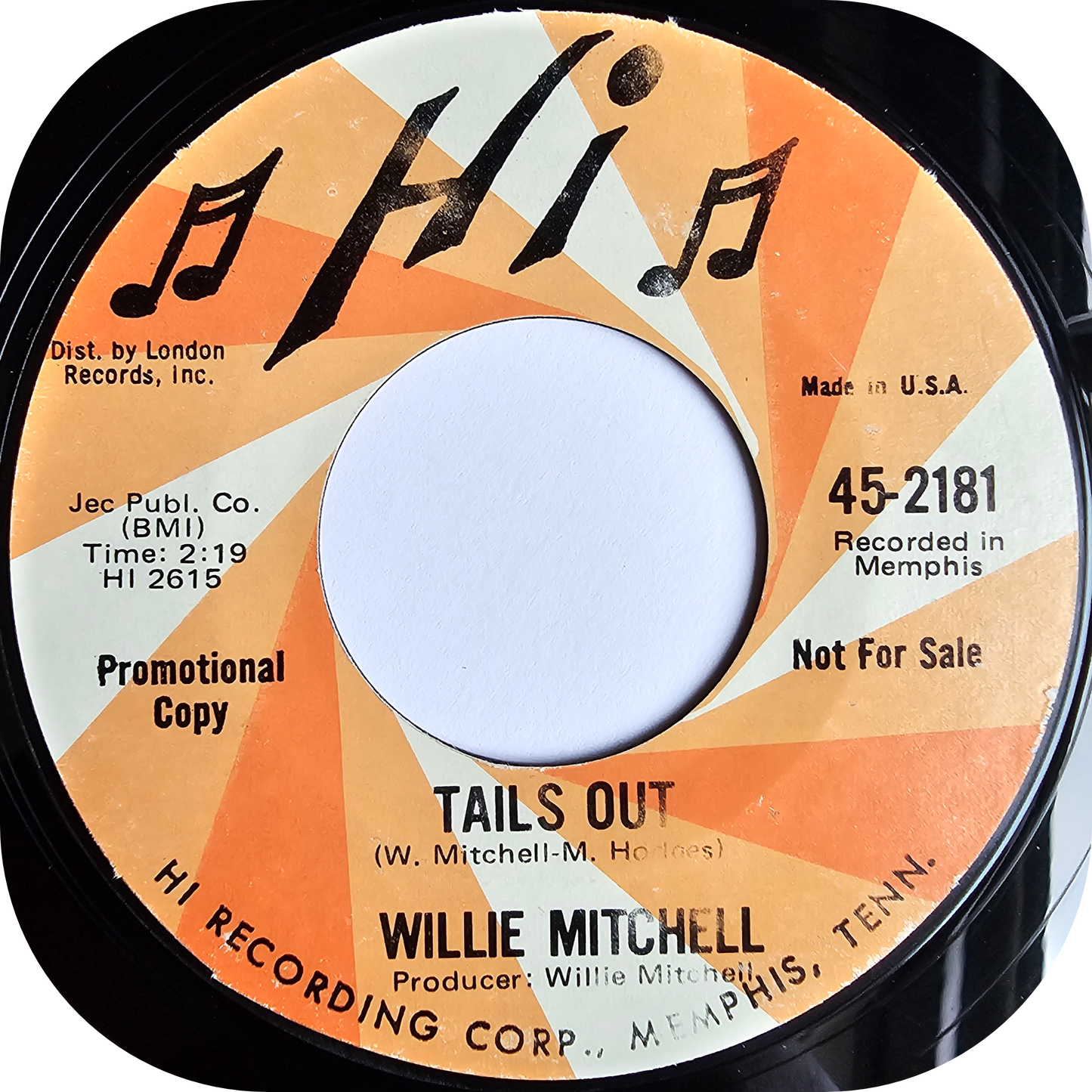 Willie Mitchell - Wade In The Water - Hi DEMO
