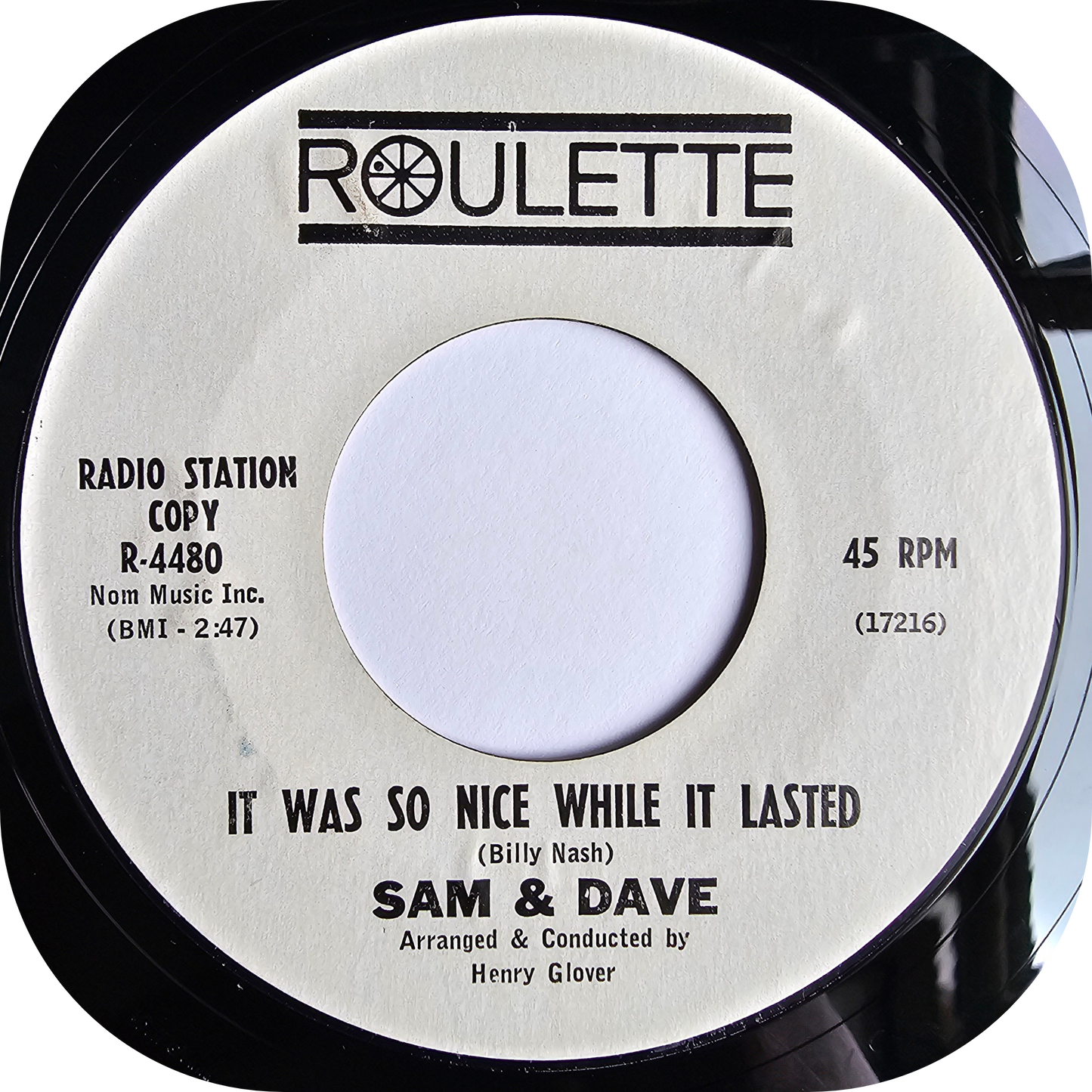 Sam & Dave - You Ain't No Big Thing Baby - Roulette DEMO