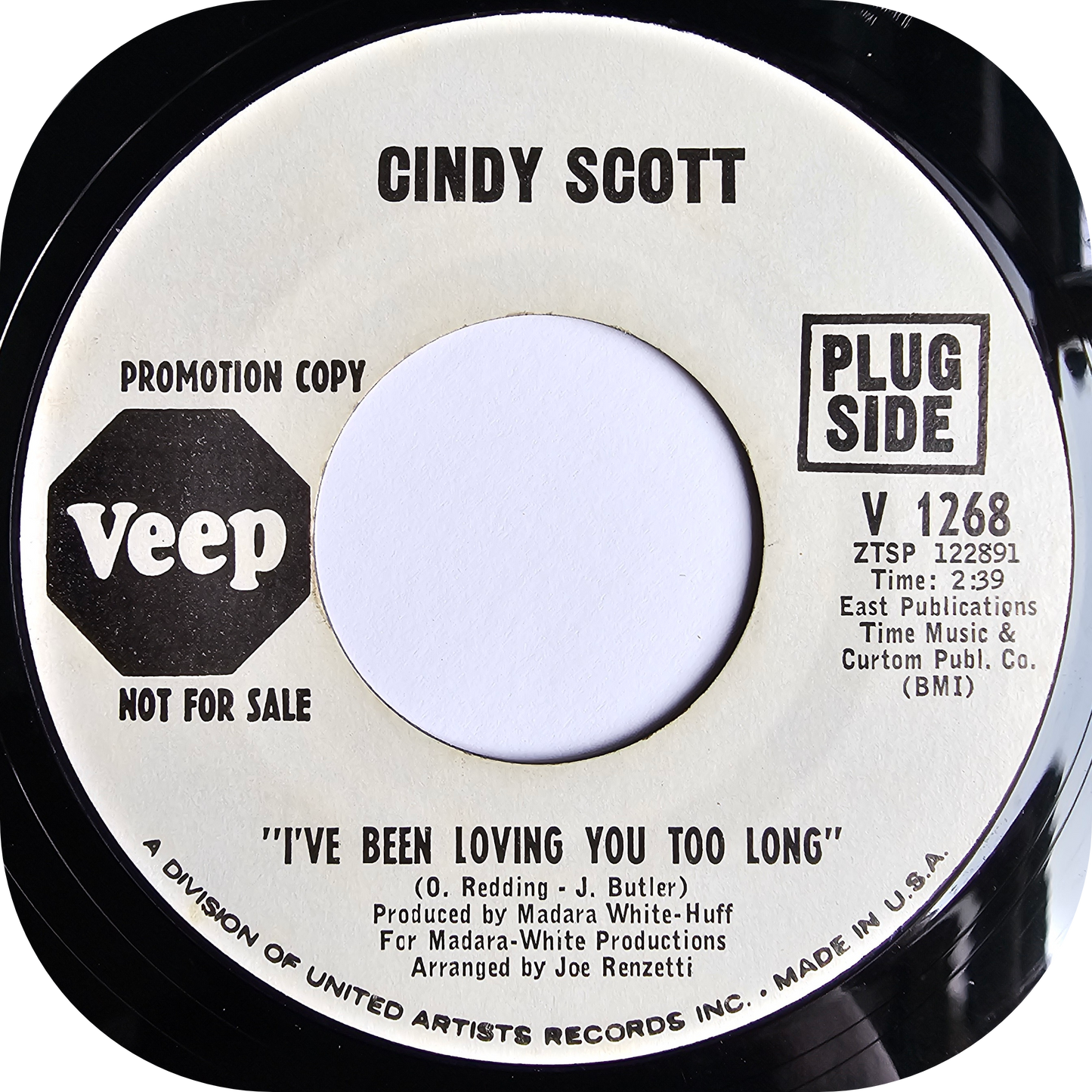 Cindy Scott - Time Can Change A Love - Veep DEMO