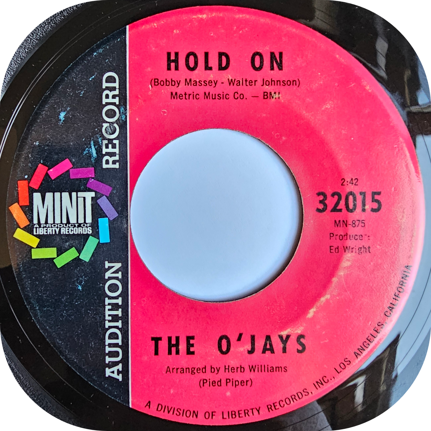 O'jays, The - Working On Your Case - Minit DEMO