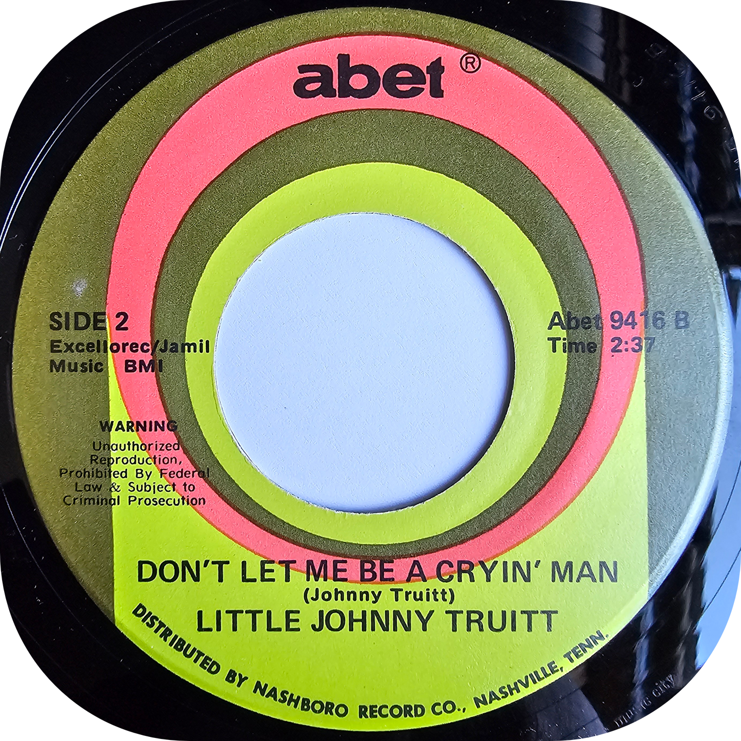 Little Johnny Truitt - There Goes A Girl - Abet