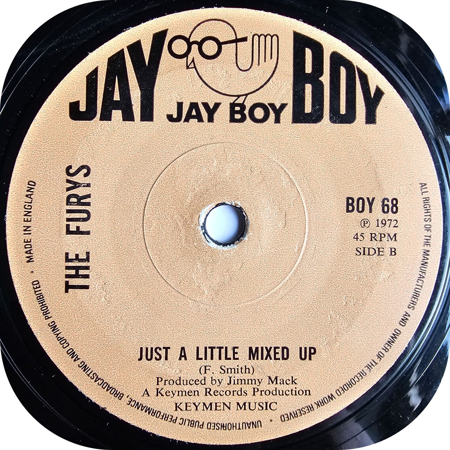 Furys, The - I'm Satisfied With You - Jay Boy