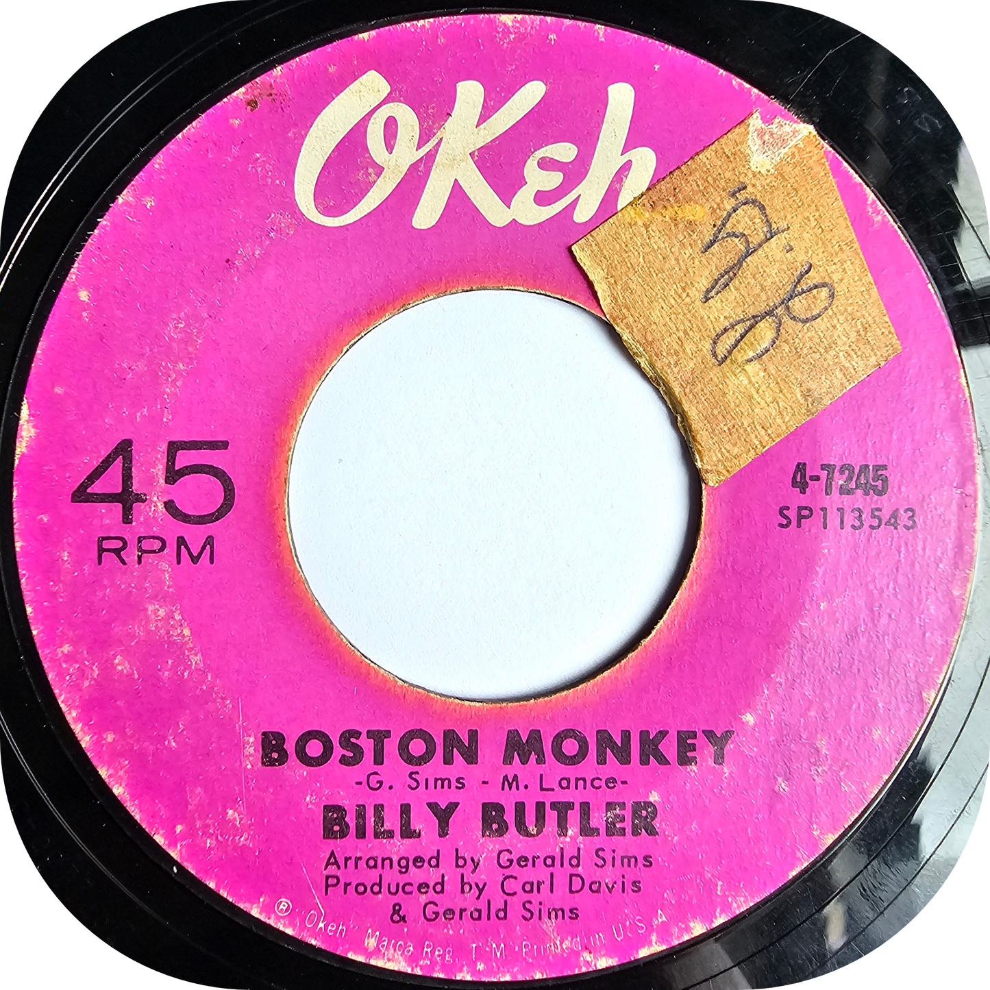 Billy Butler - Right Track - Okeh
