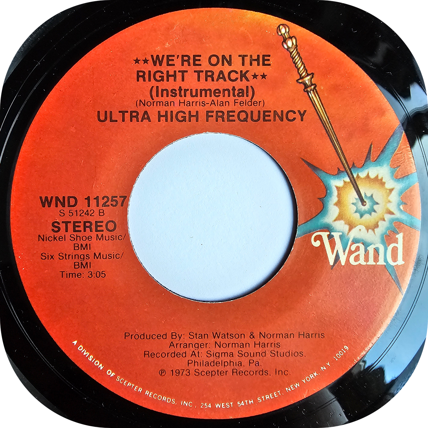 Ultra High Frequency - We're On The Right Track - Wand