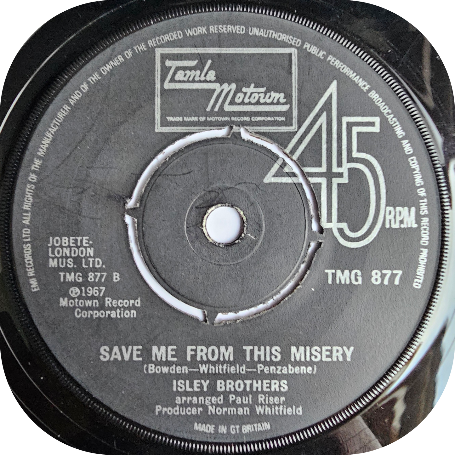 Isley Brothers - Tell Me It Is Just A Rumour Baby - Tamla Motown