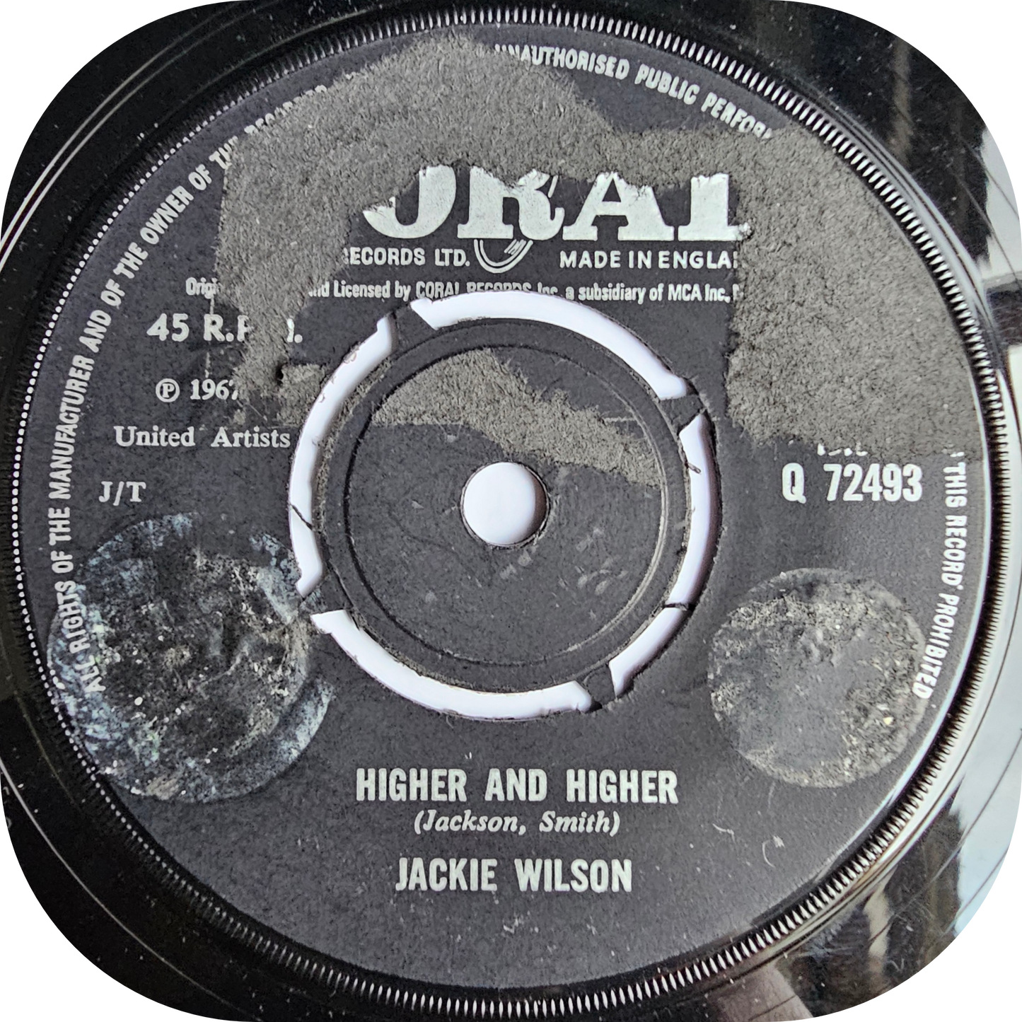 Jackie Wilson - I'm The One To Do It - Coral