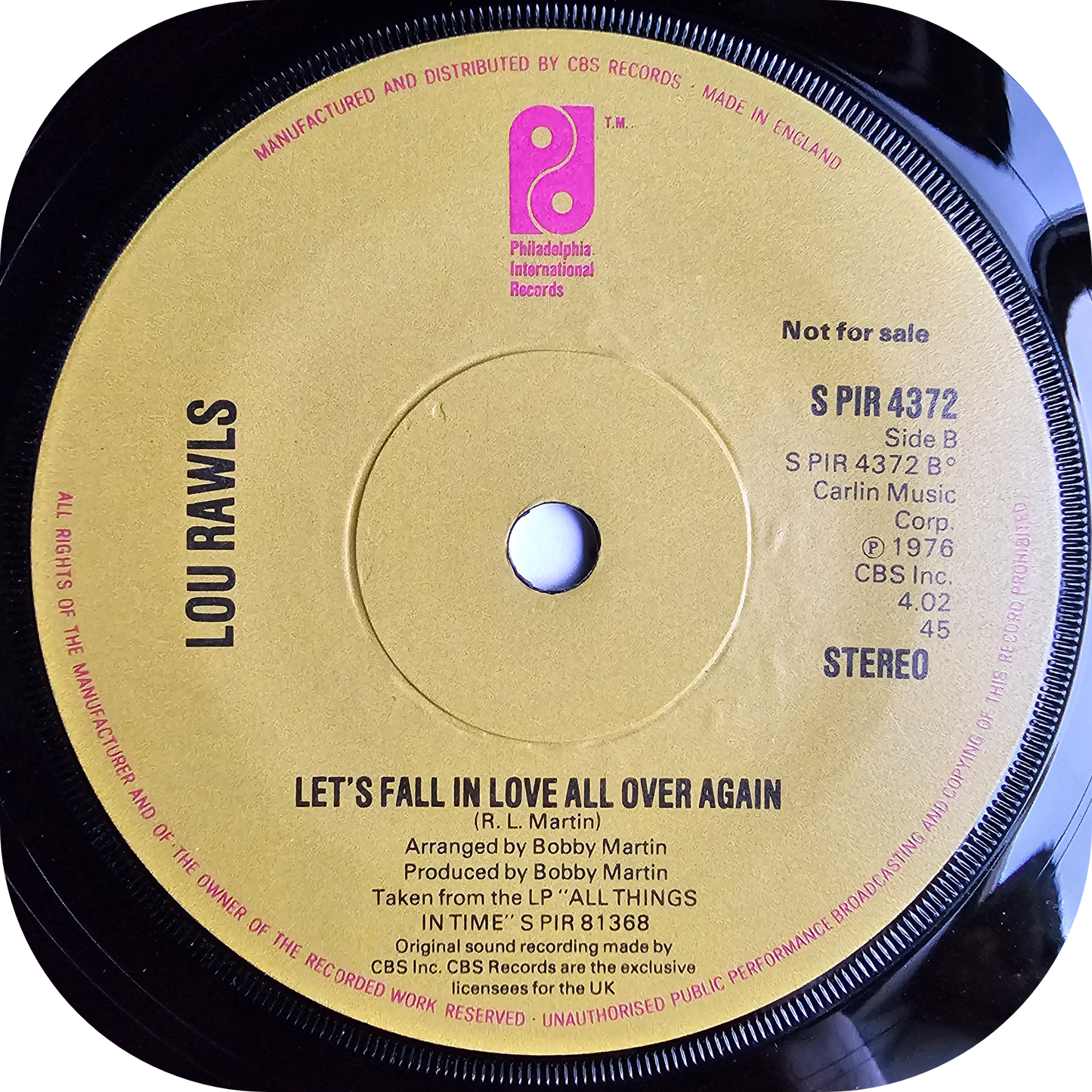 Lou Rawls - You'll Never Find Another Love Like Mine - Philadelphia DEMO