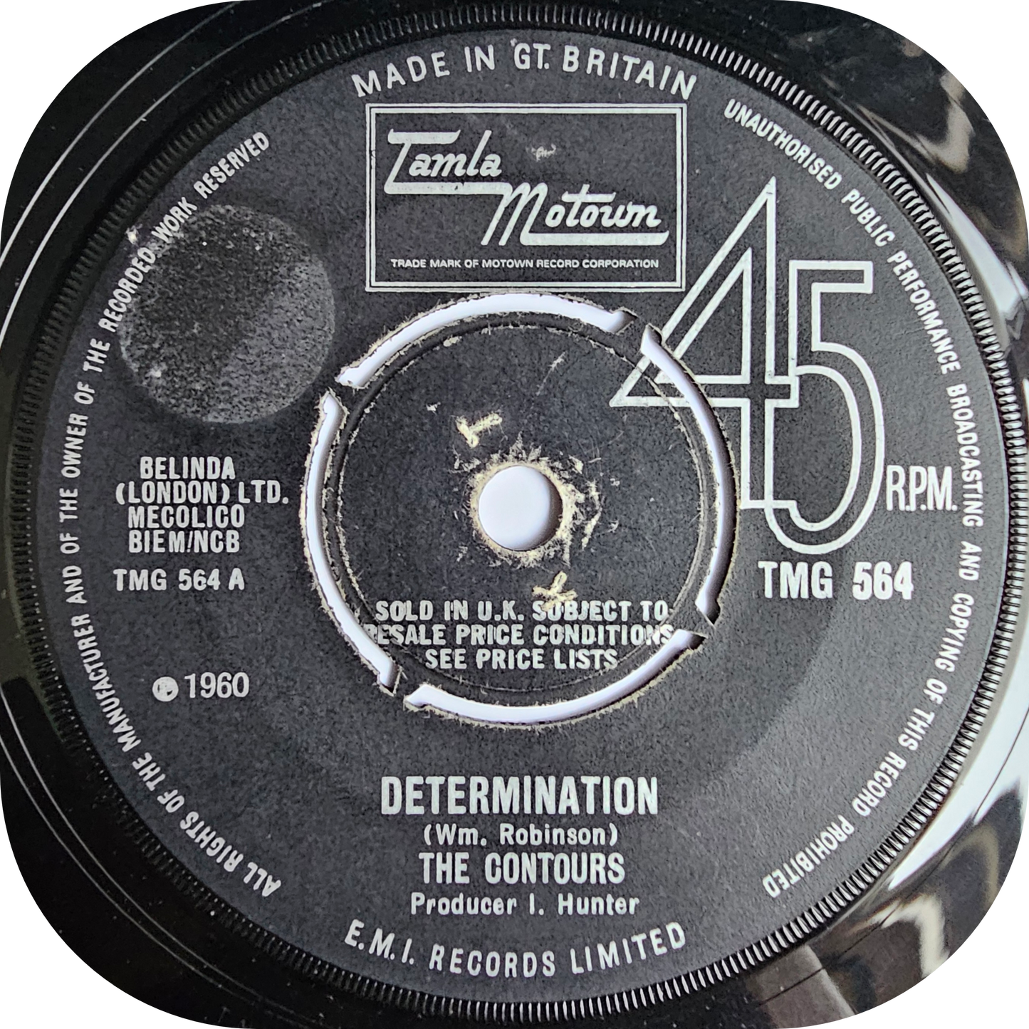 Contours, The - Just A Little Misunderstanding - Tamla Motown