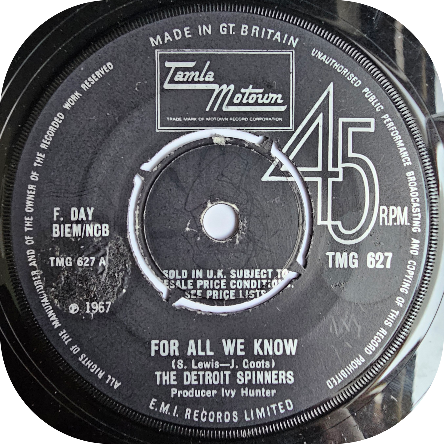 Detroit Spinners, The - I'll Always Love You - Tamla Motown