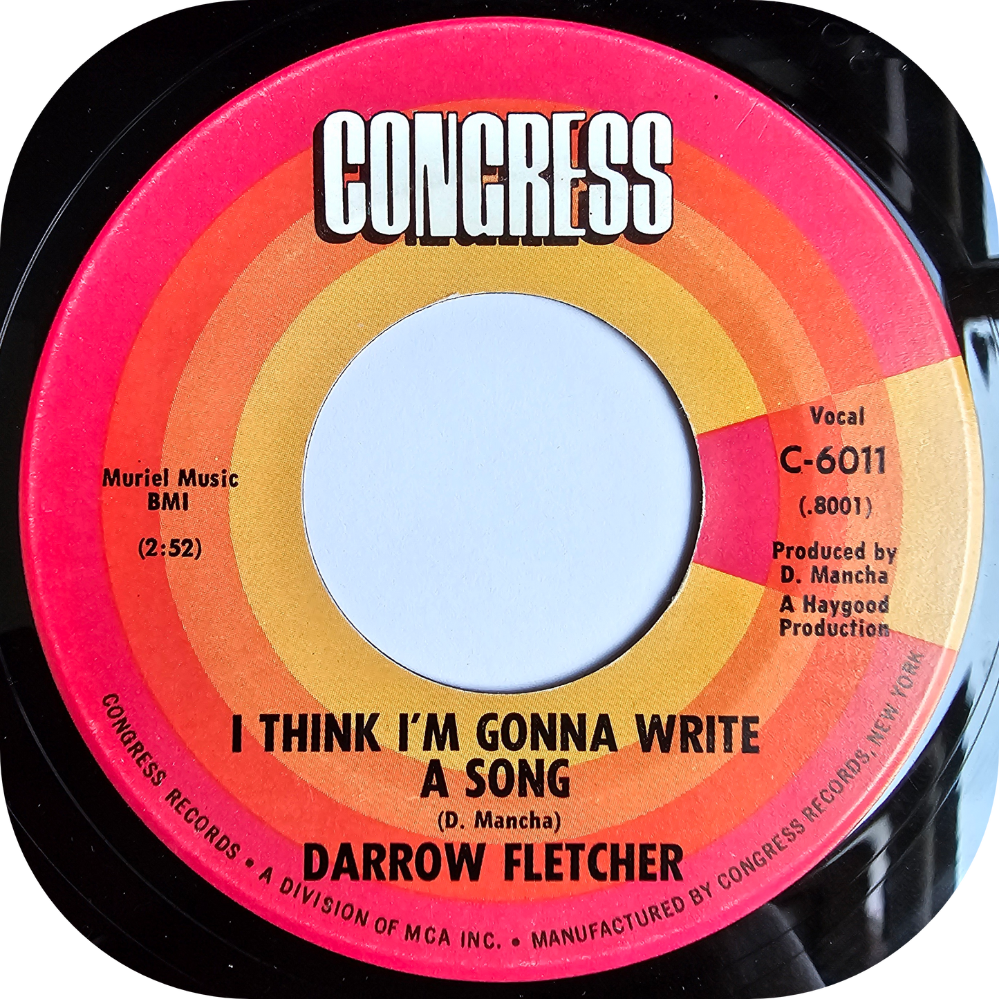 Darrow Fletcher - Sitting There That Night - Congress