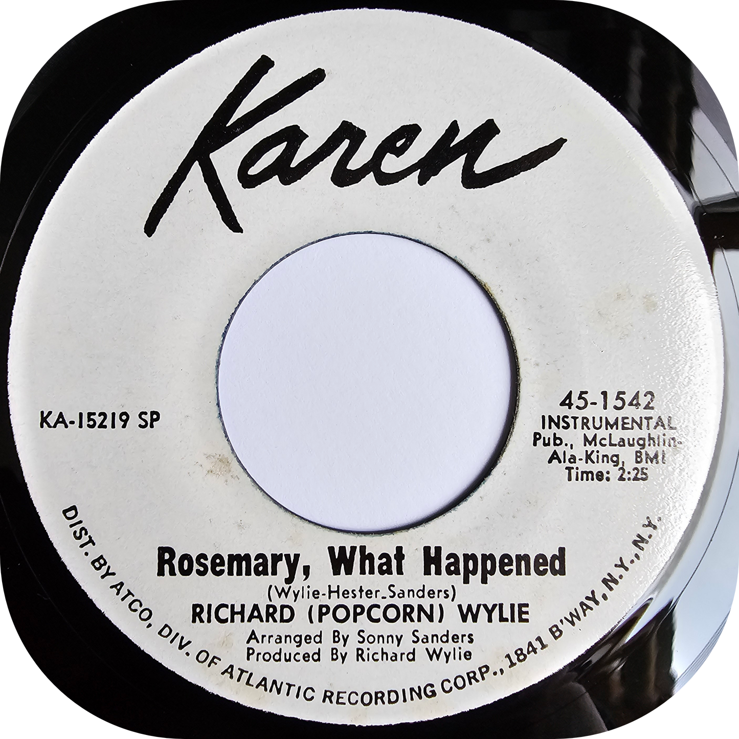 Richard (Popcorn) Wylie - Rosemary What Happened - Karen DEMO