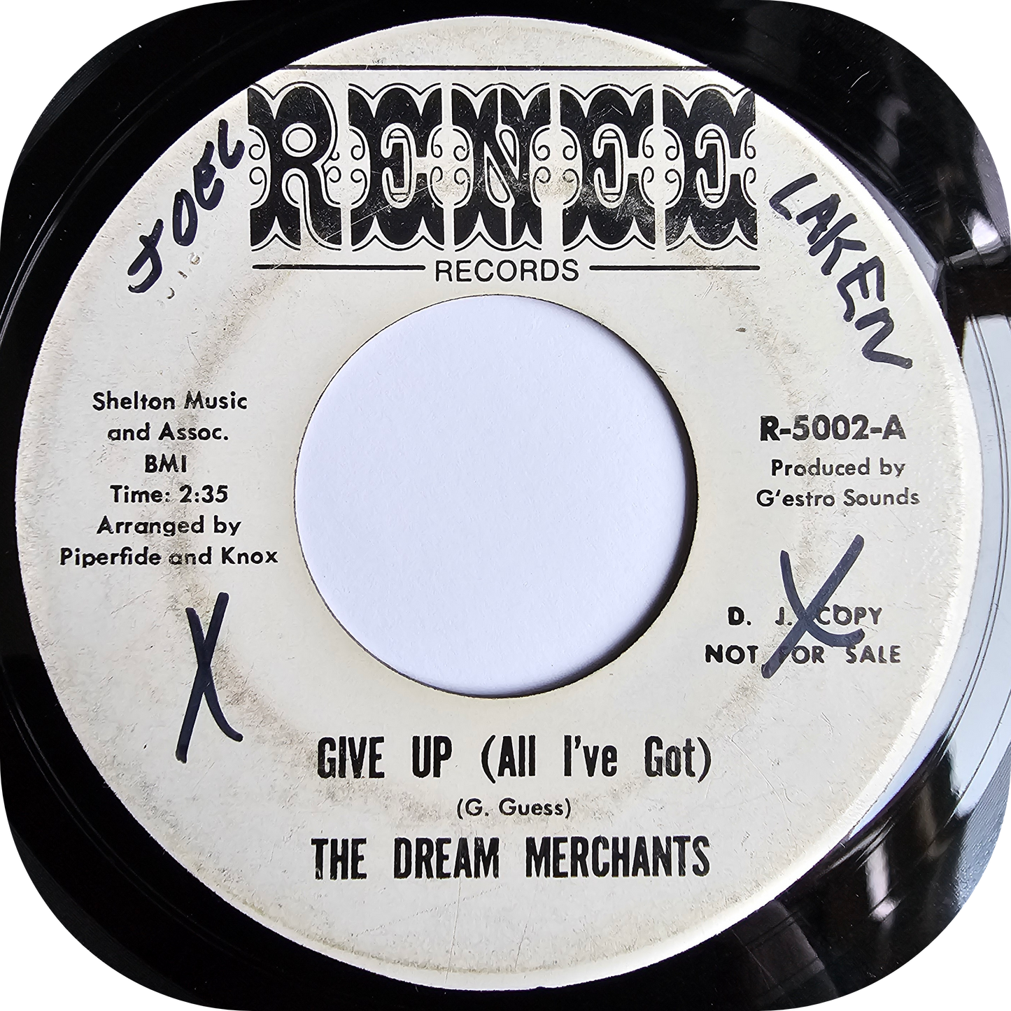 Dream Merchants, The - Stop (You're Breaking My Heart) - Renee DEMO