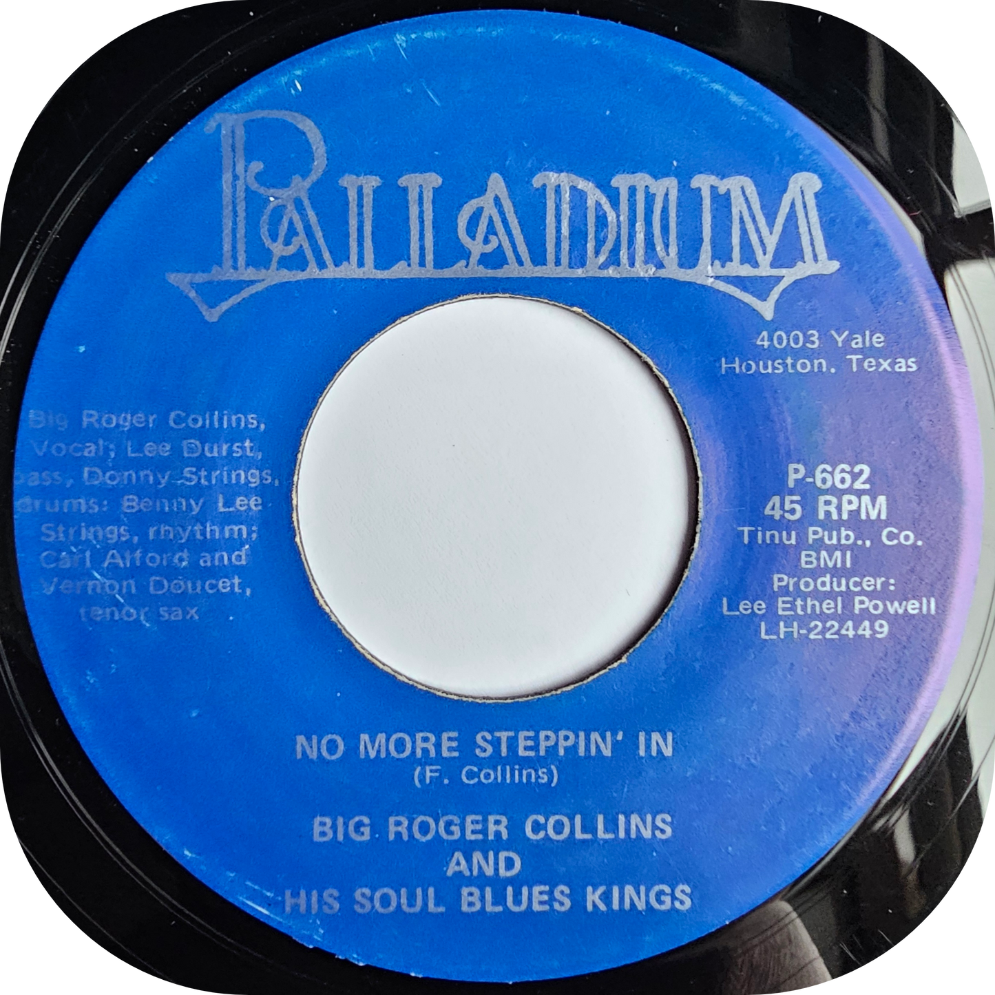 Big Roger Collins - You Run Your Mouth Too Much - Palladium