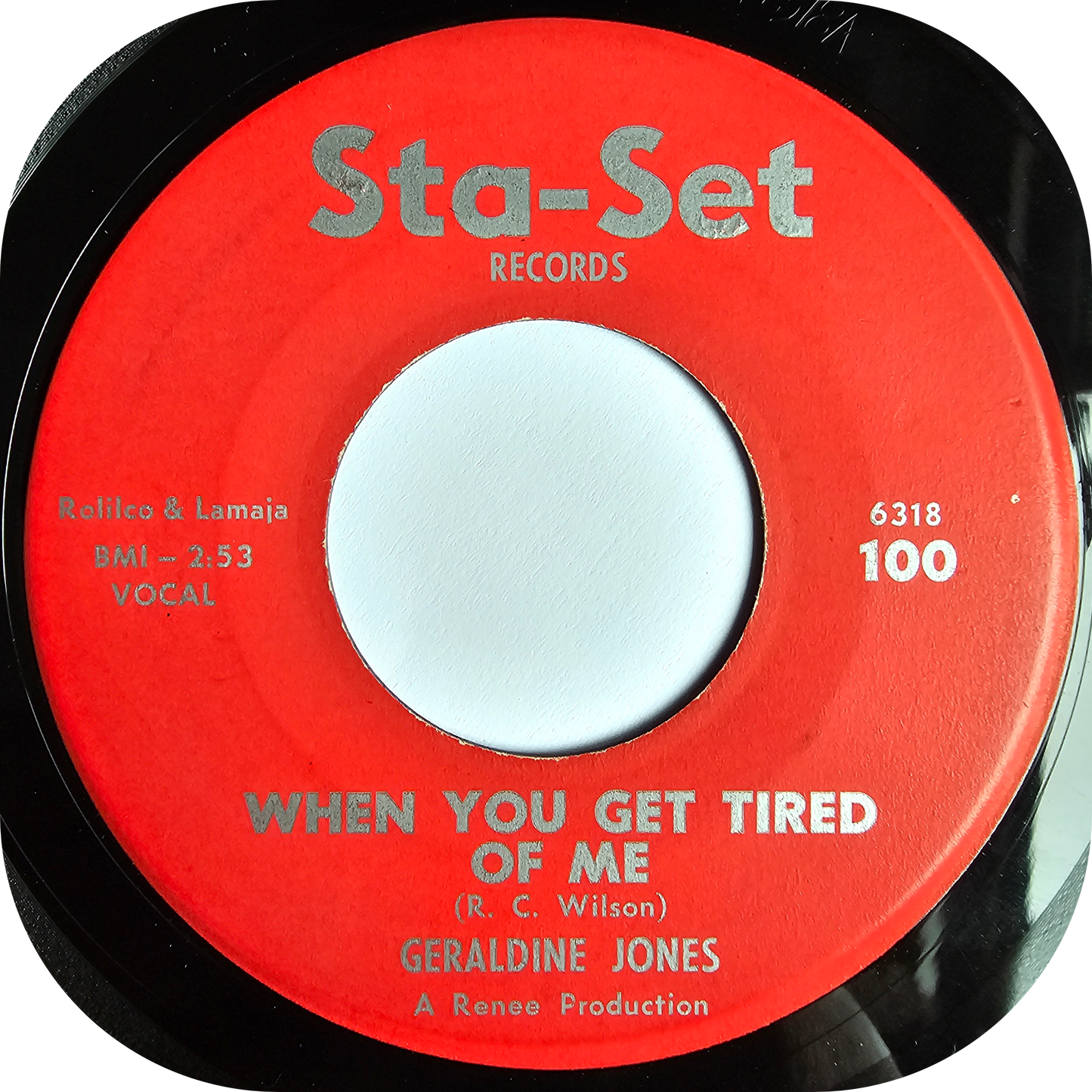 Geraldine Jones - Baby I'm Leaving You - Sta-Set