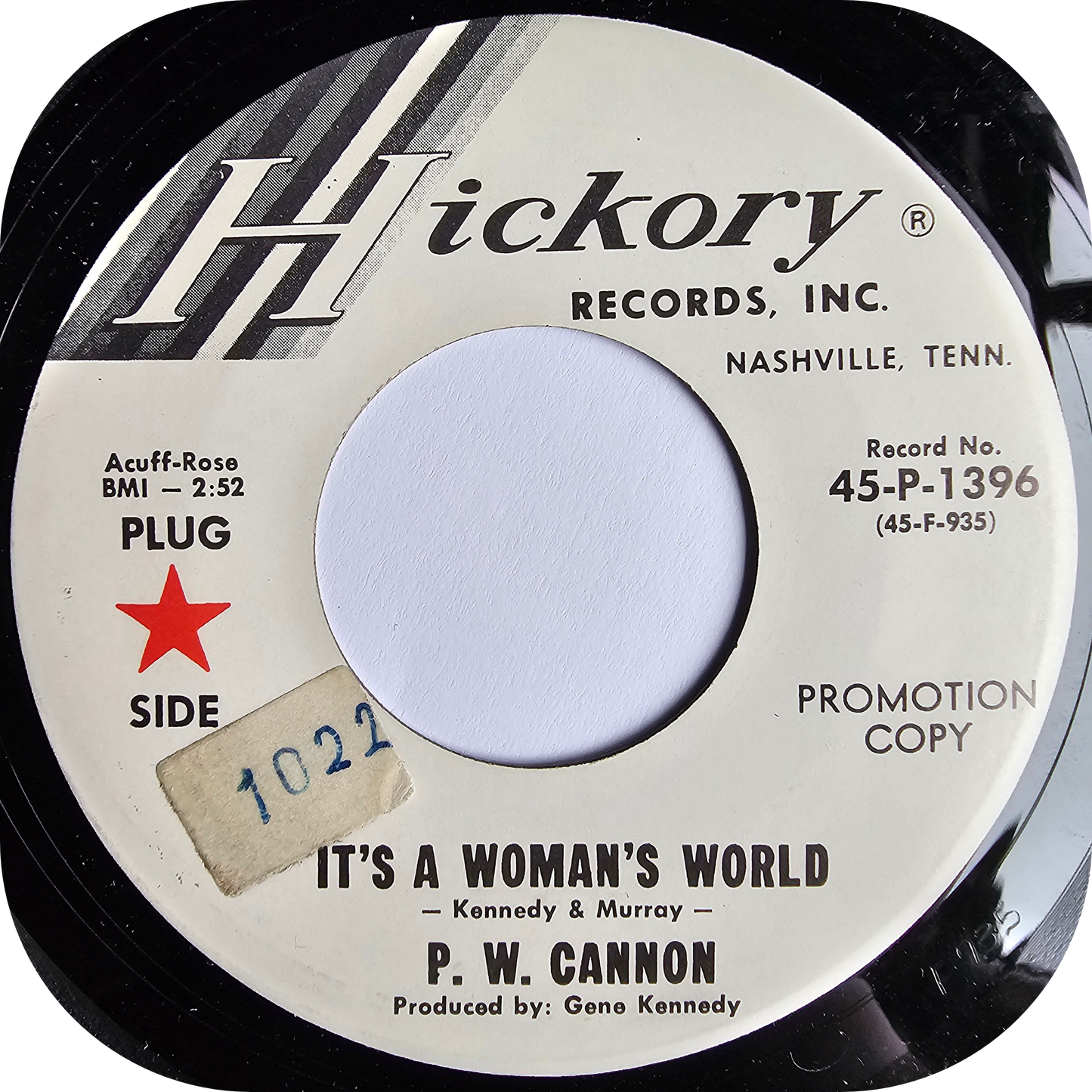 P.W. Cannon - Beating Of My Lonely Heart - Hickory DEMO