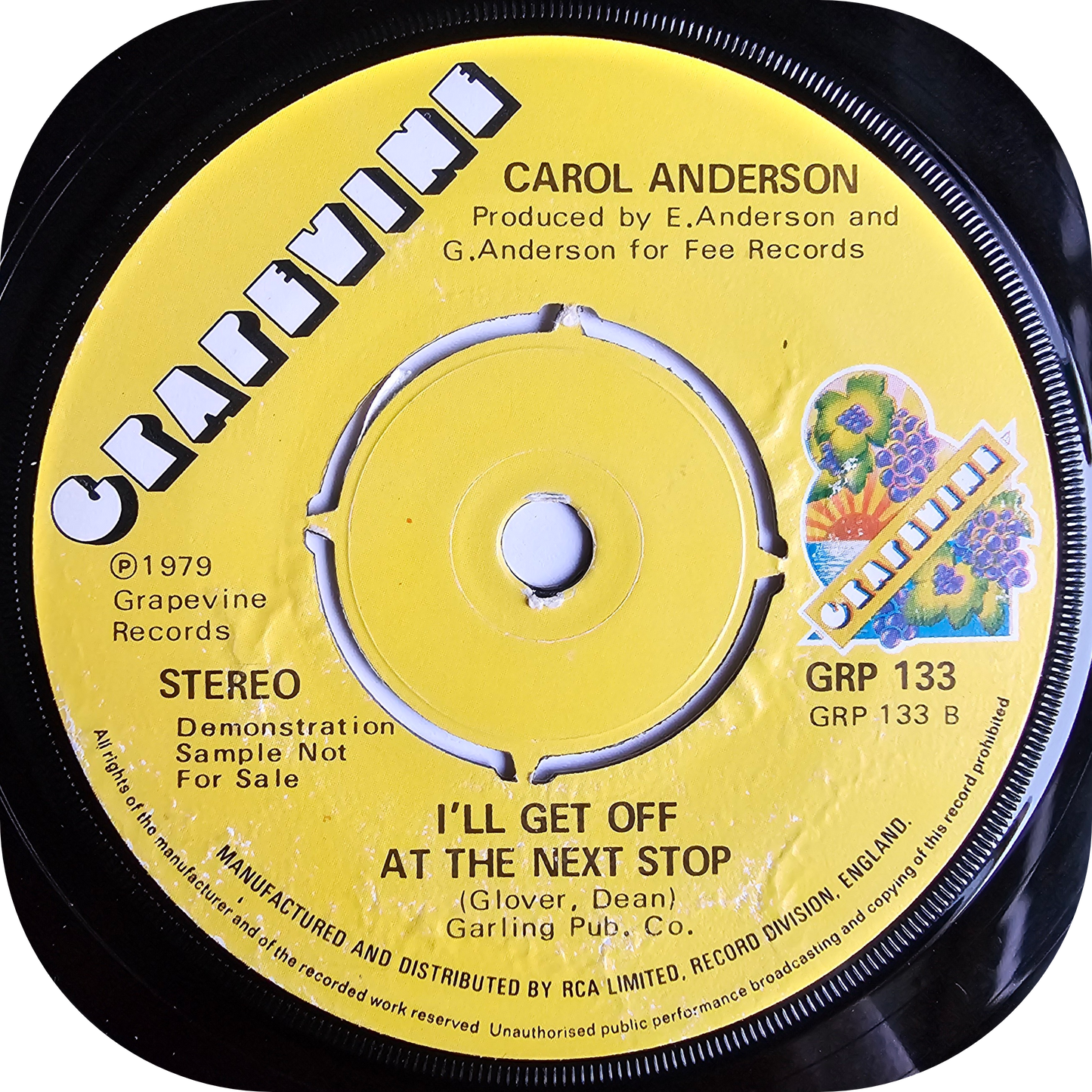 Carol Anderson - Sad Girl - Grapevine DEMO