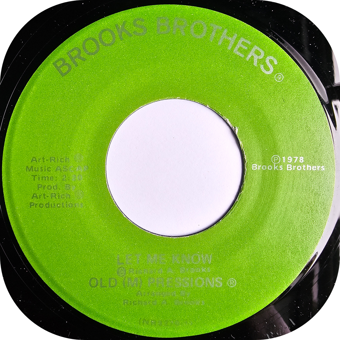 Old (M) Pressions - Right On - Brooks Brothers