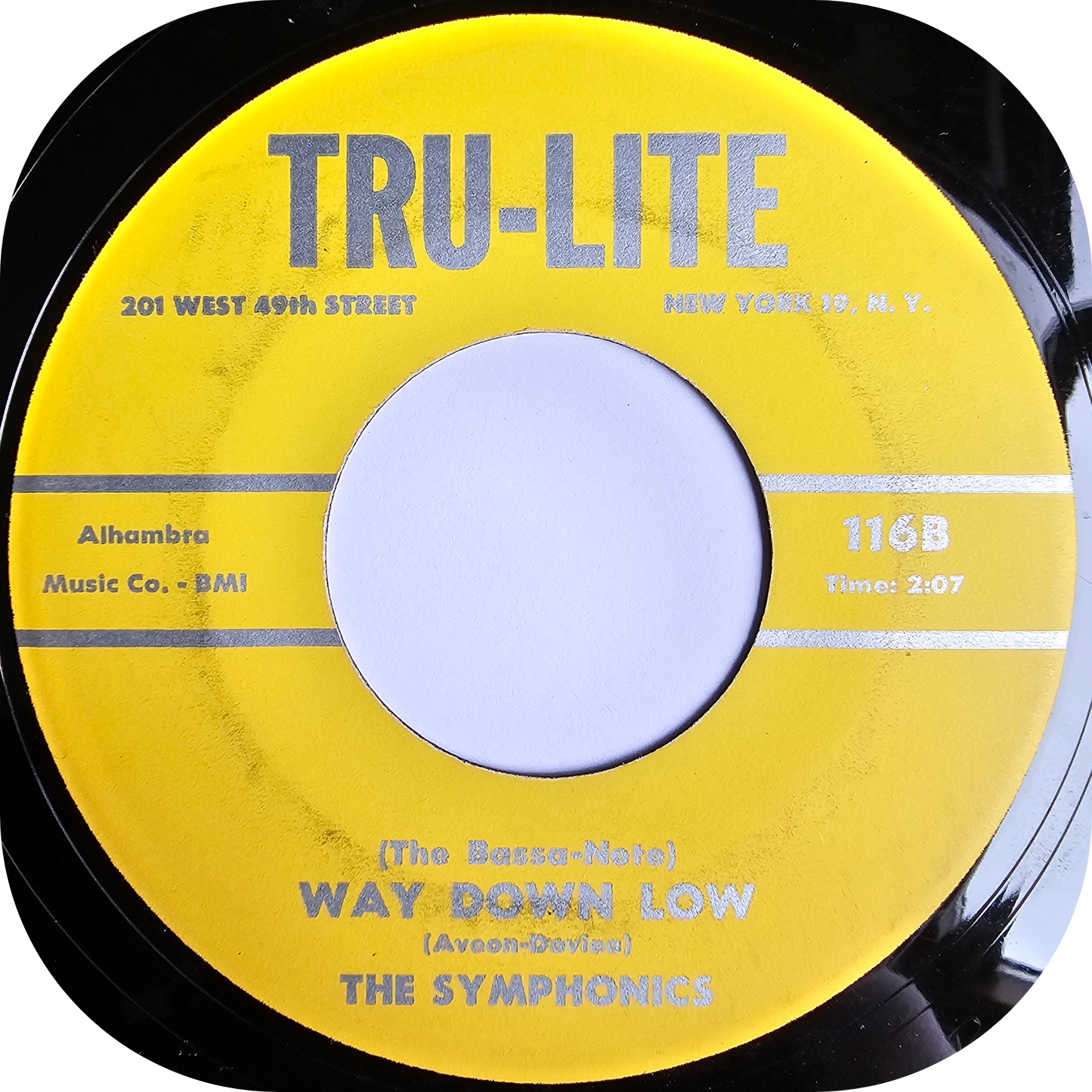 Symphonics, The - Our Love Will Grow - Tru-Lite