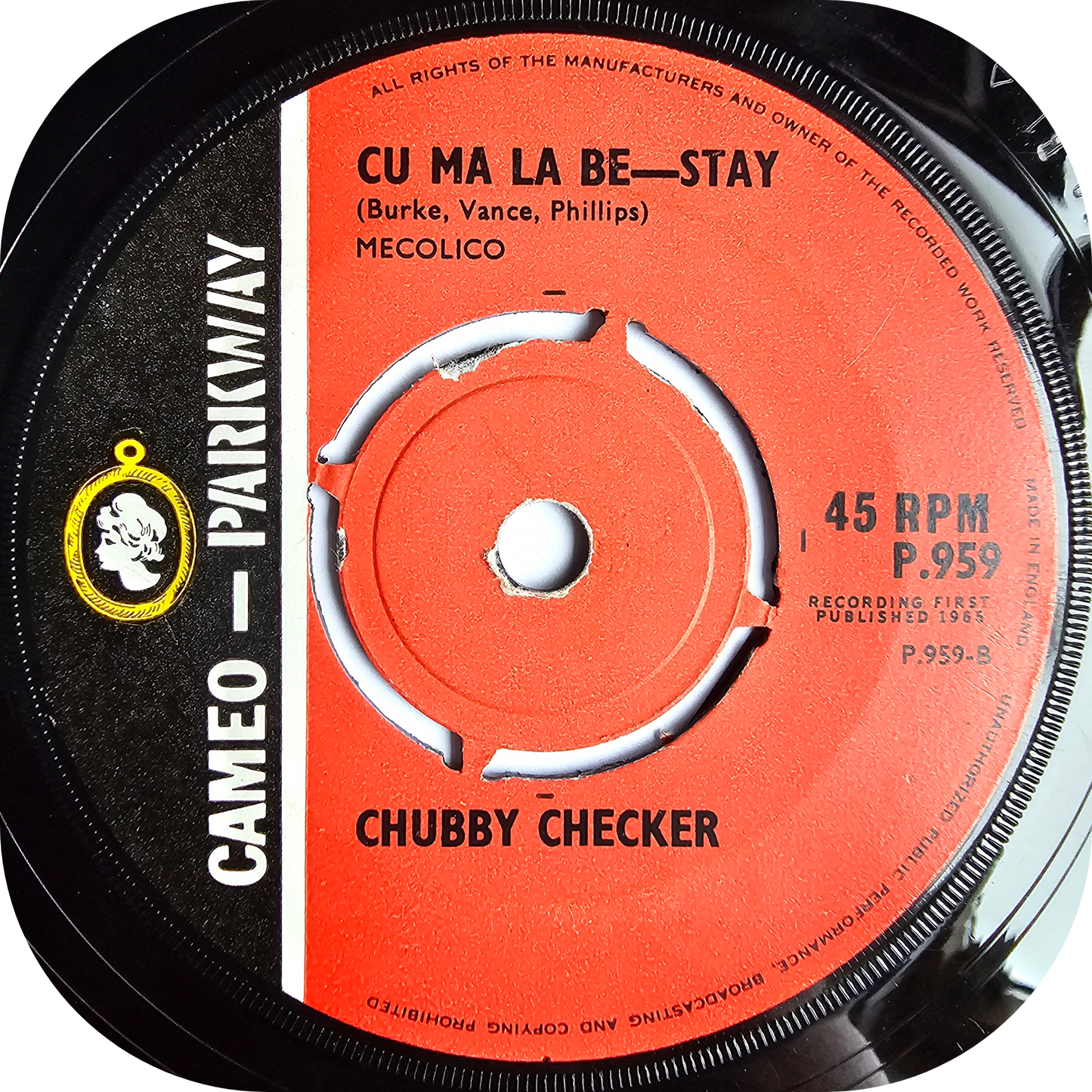 Chubby Checker - Everything's Wrong - Cameo Parkway