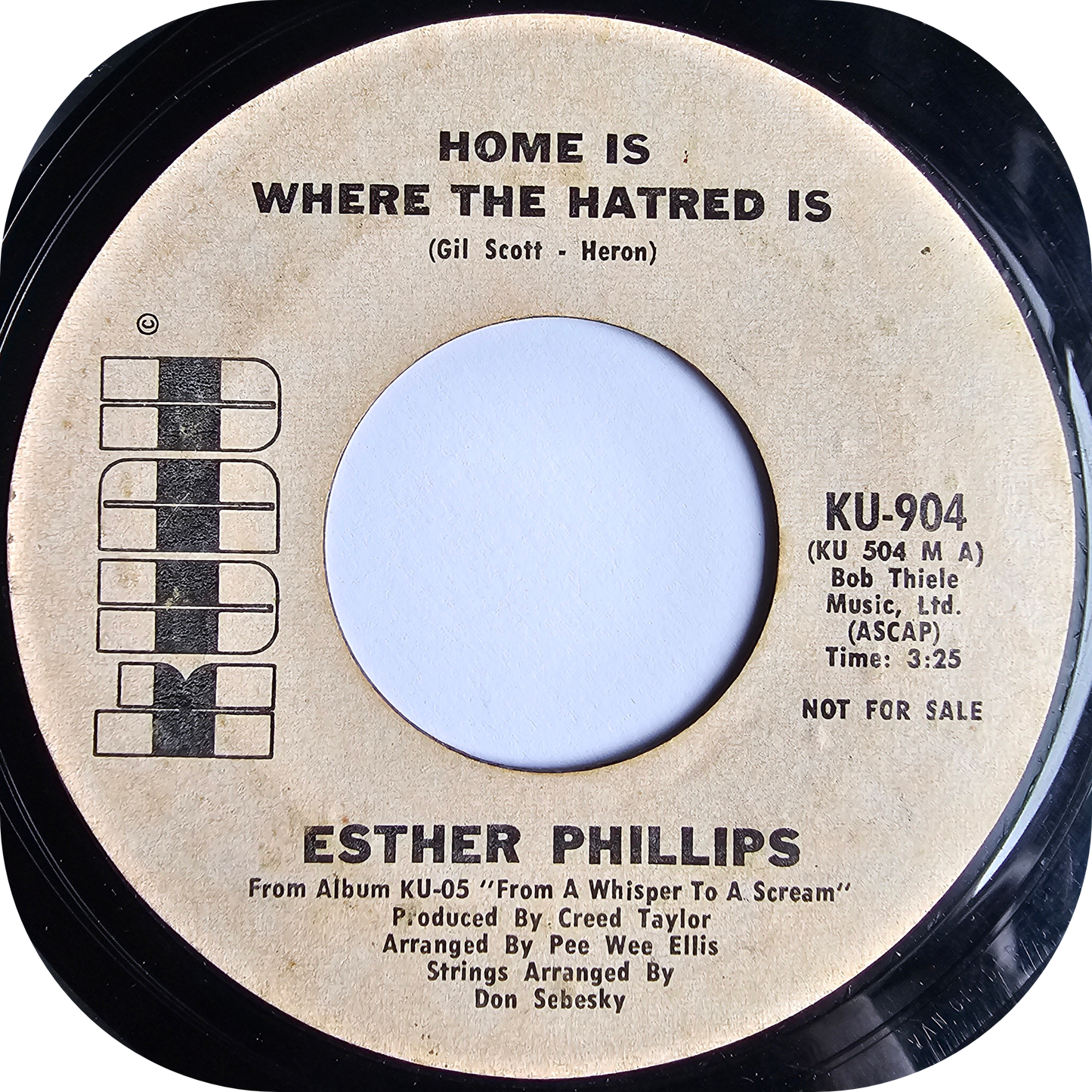 Esther Phillips - Home Is Where The Hatred Is - Kudu DEMO