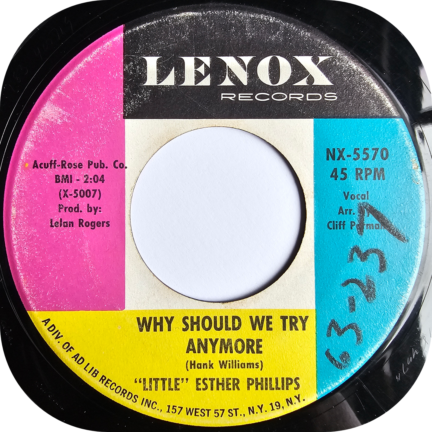 'Little' Esther Phillips - While It Lasted - Lenox