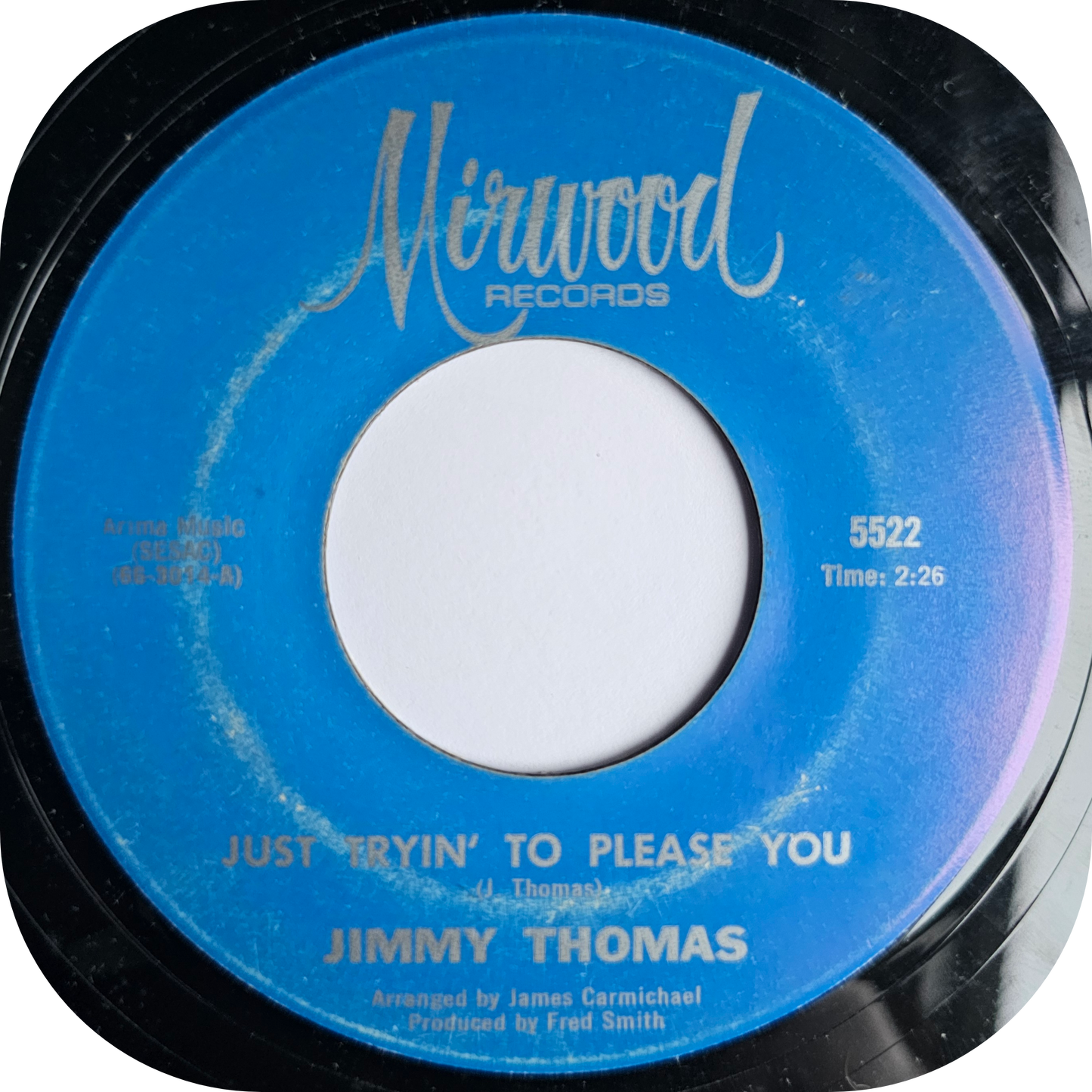 Jimmy Thomas - Where There's A Will - Mirwood